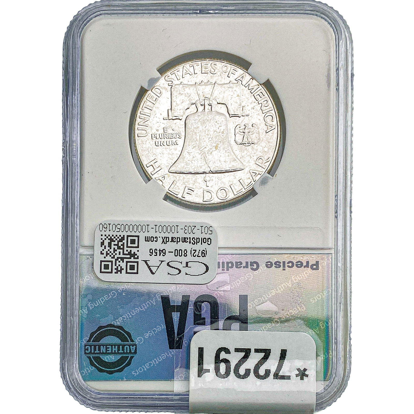 1963 Franklin Half Dollar PGA MS65 - 2