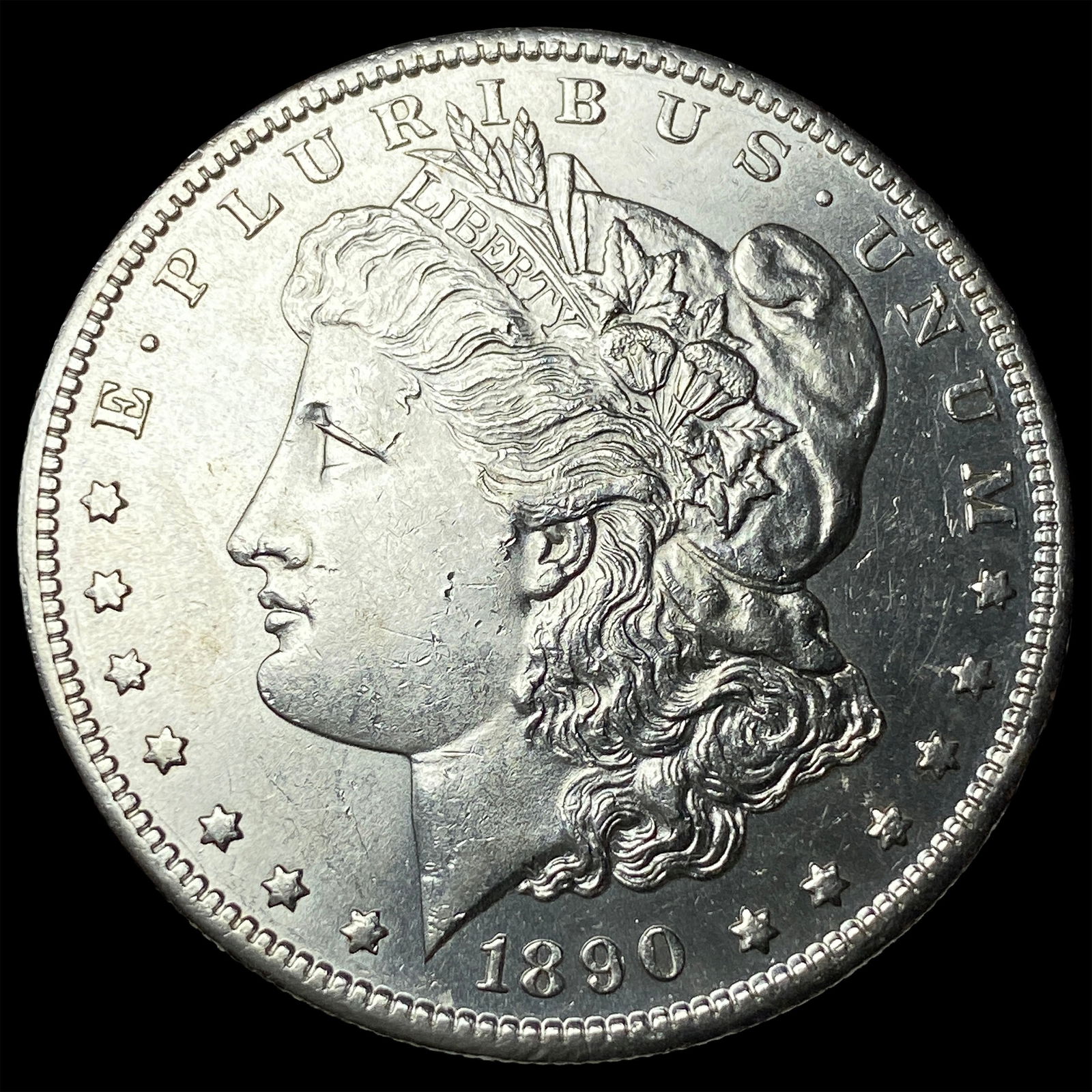 1890-S Silver Morgan Dollar UNCIRCULATED: 1890-S Silver Morgan Dollar UNCIRCULATED