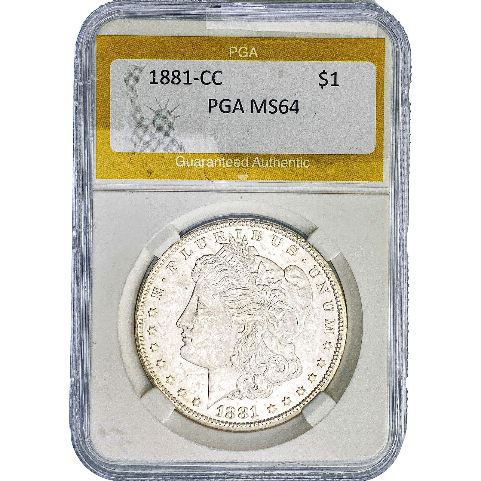 1881-CC Morgan Silver Dollar PGA MS64 (1 of 2)