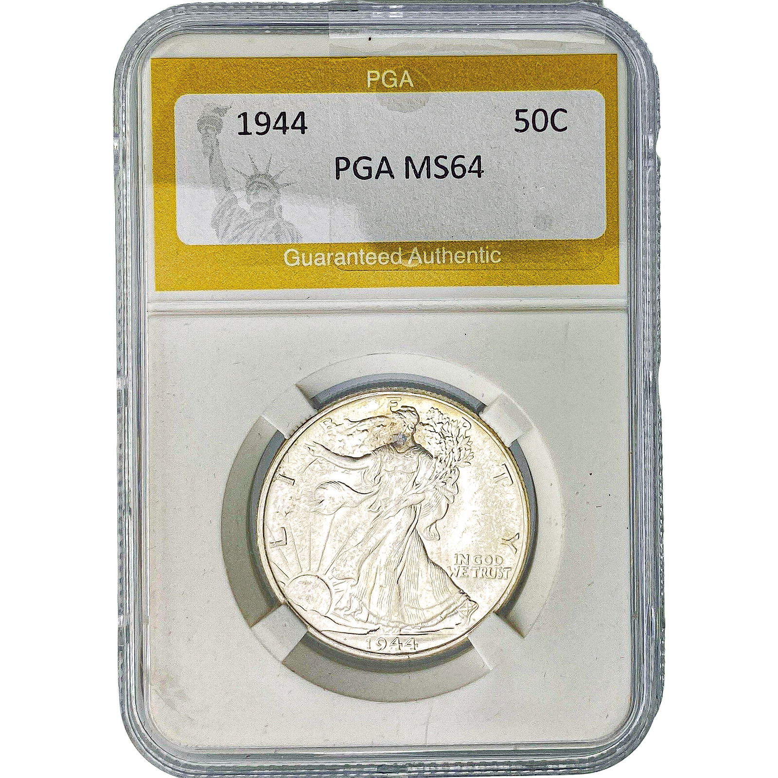 1944 Walking Liberty Half Dollar PGA MS64: 1944 Walking Liberty Half Dollar PGA MS64
