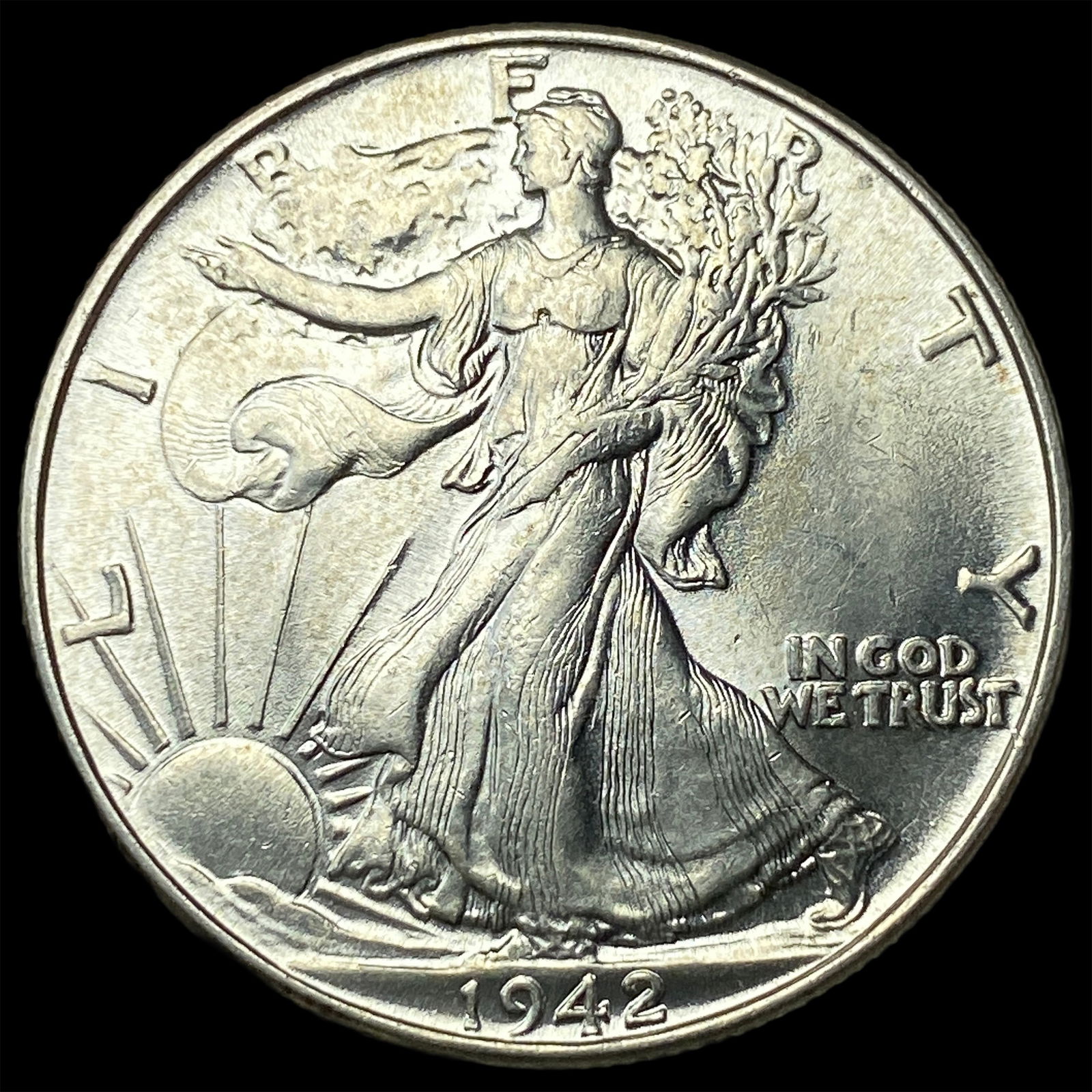 1942 Walking Liberty Half Dollar UNCIRCULATED: 1942 Walking Liberty Half Dollar UNCIRCULATED