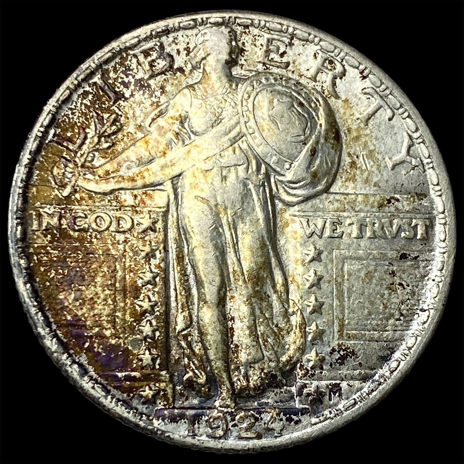 1924 Standing Liberty Silver Quarter UNCIRCULATED: 1924 Standing Liberty Silver Quarter UNCIRCULATED