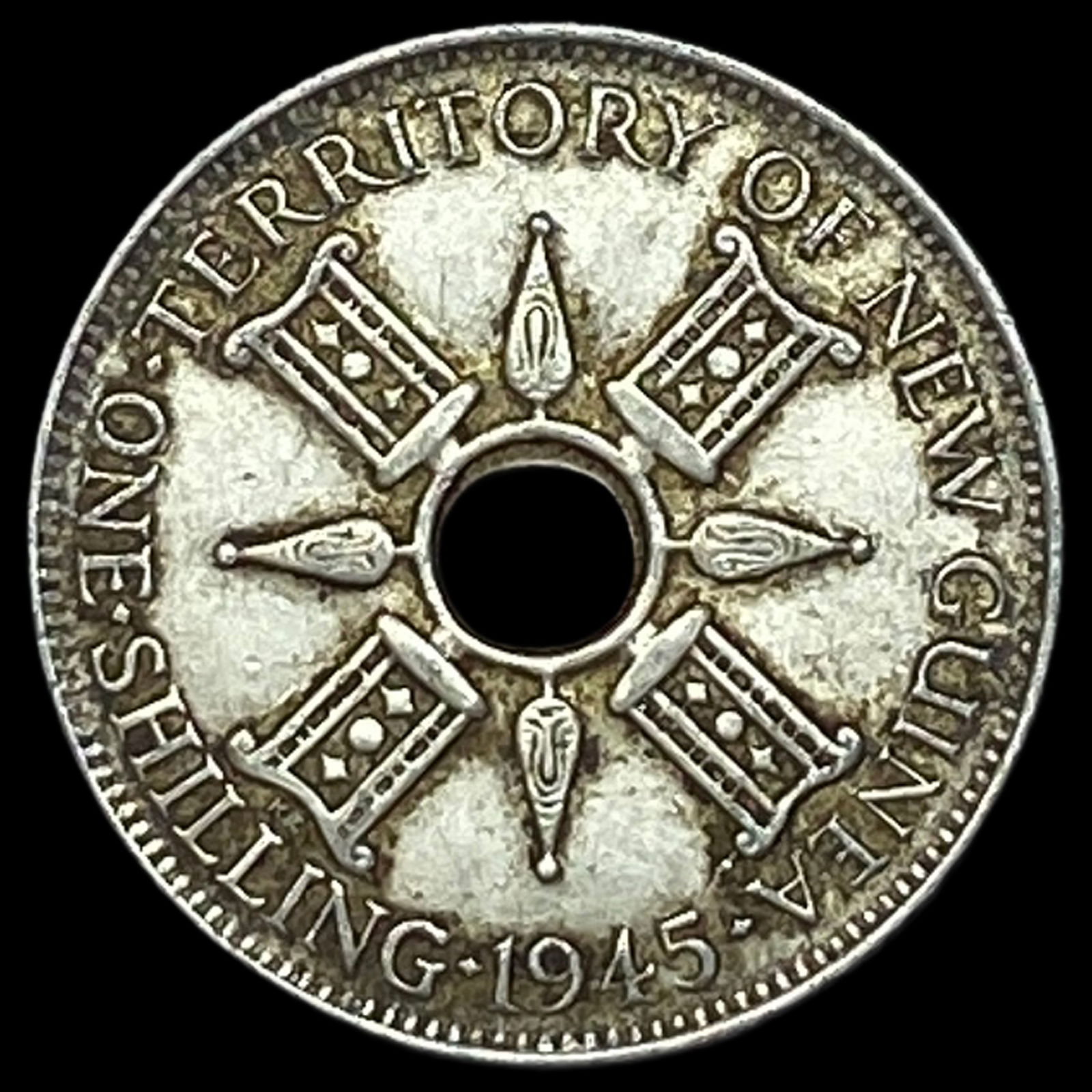 New Guinea Silver 1 Shilling UNCIRCULATED: New Guinea Silver 1 Shilling UNCIRCULATED