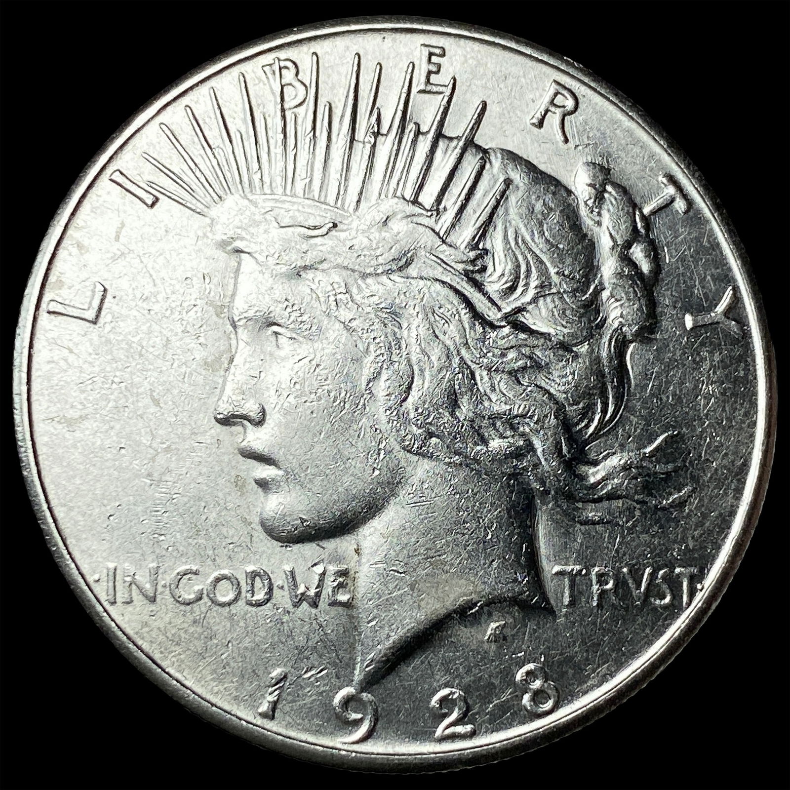 1928-S Silver Peace Dollar UNCIRCULATED: 1928-S Silver Peace Dollar UNCIRCULATED