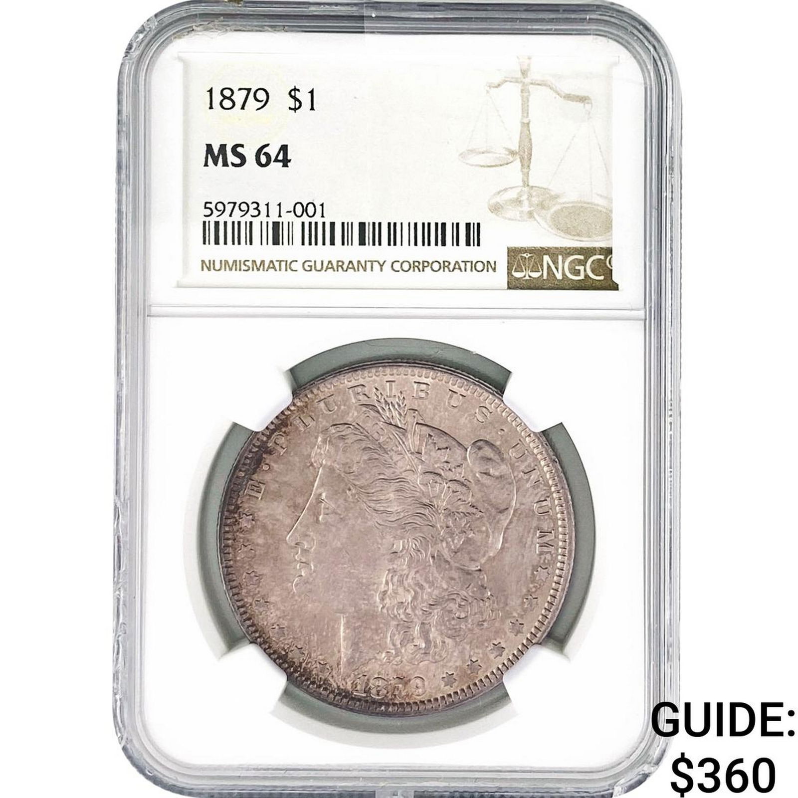 1879 Morgan Silver Dollar NGC MS64 (1 of 2)