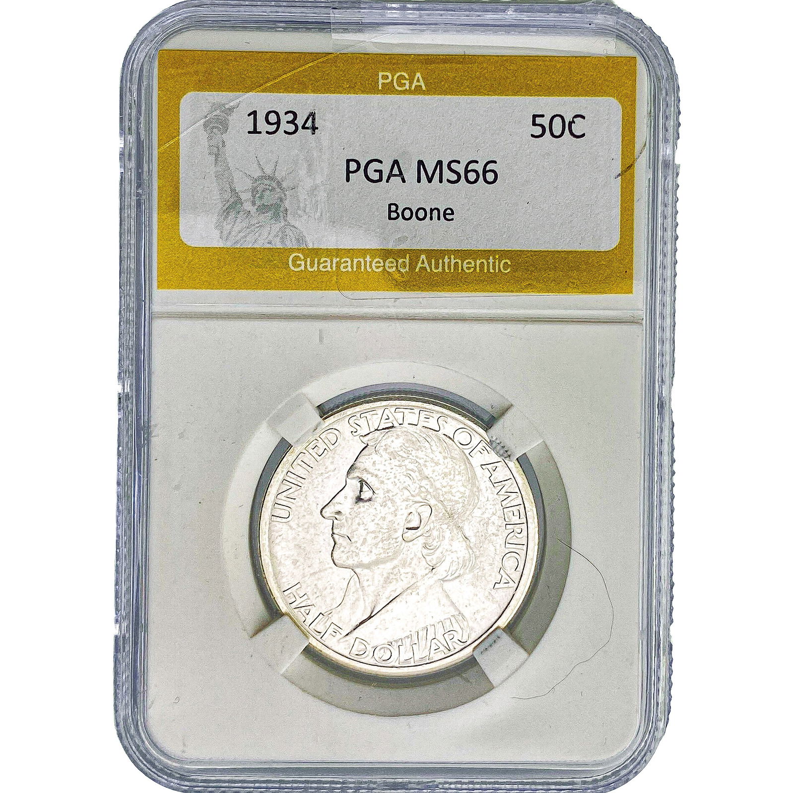 1934 Boone Half Dollar PGA MS66 (1 of 2)