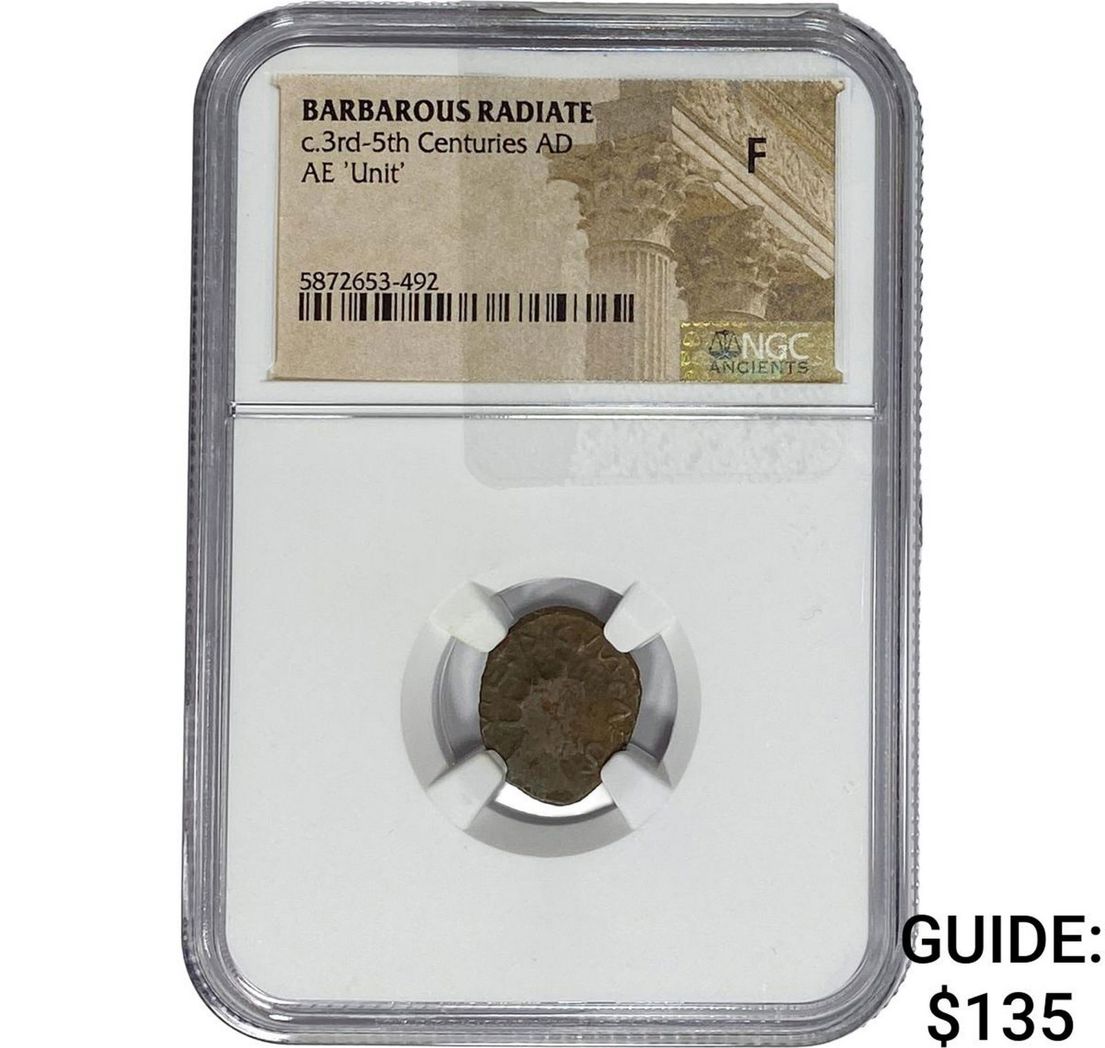 Barbarous Radiate c.3rd-5th Cent. Bronze 'Unit' F (1 of 2)