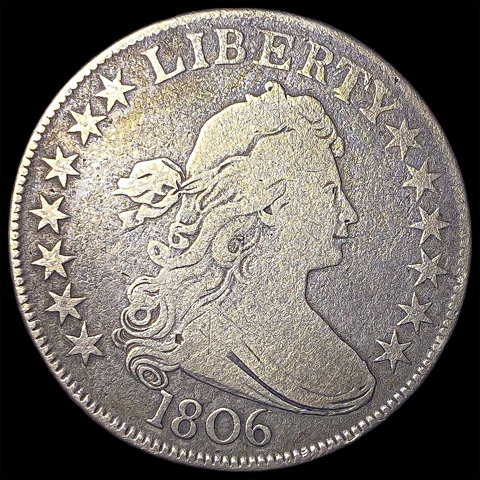 1806 Draped Bust Half Dollar LIGHTLY CIRCULATED (1 of 2)