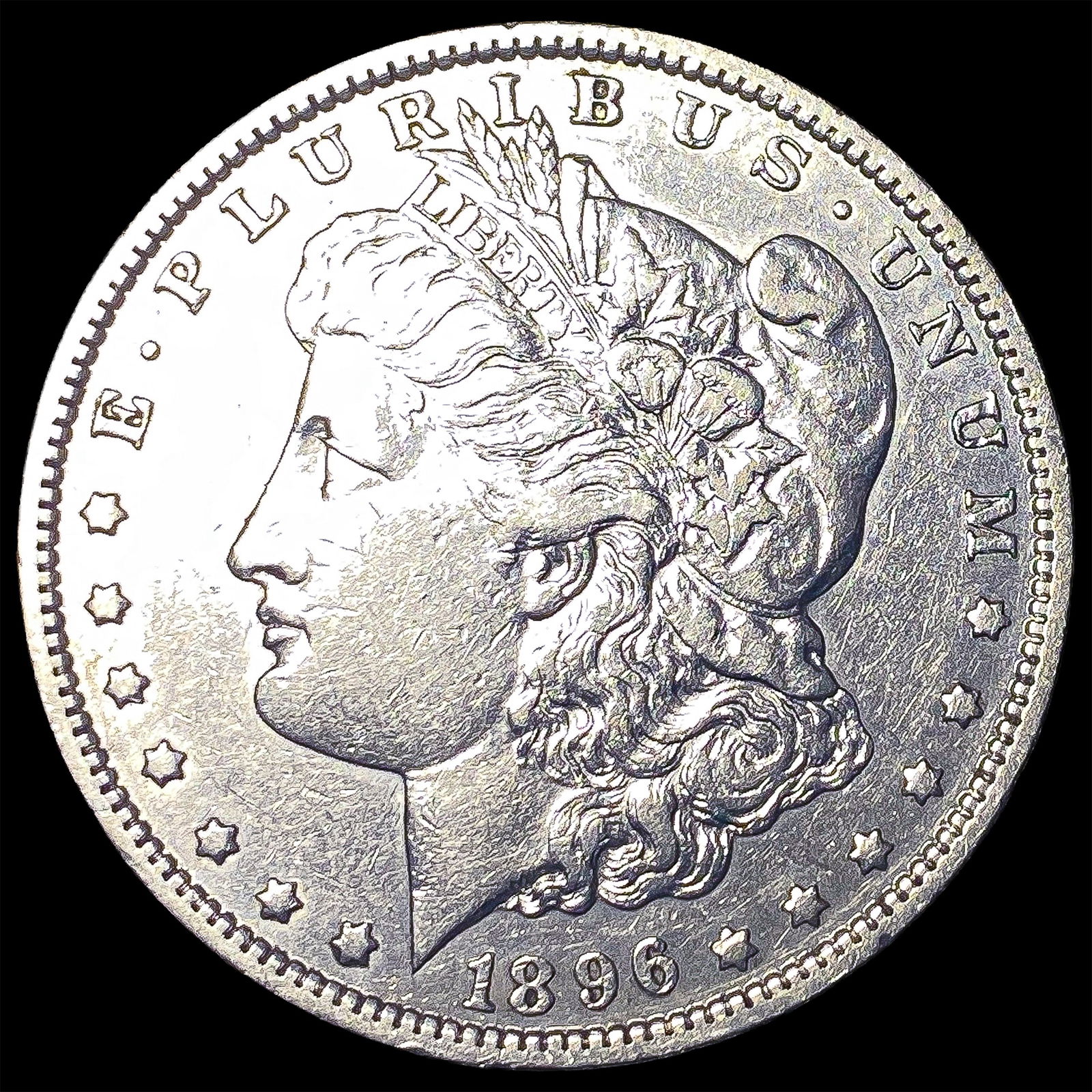 1896-O Silver Morgan Dollar CLOSELY UNCIRCULATED (1 of 2)