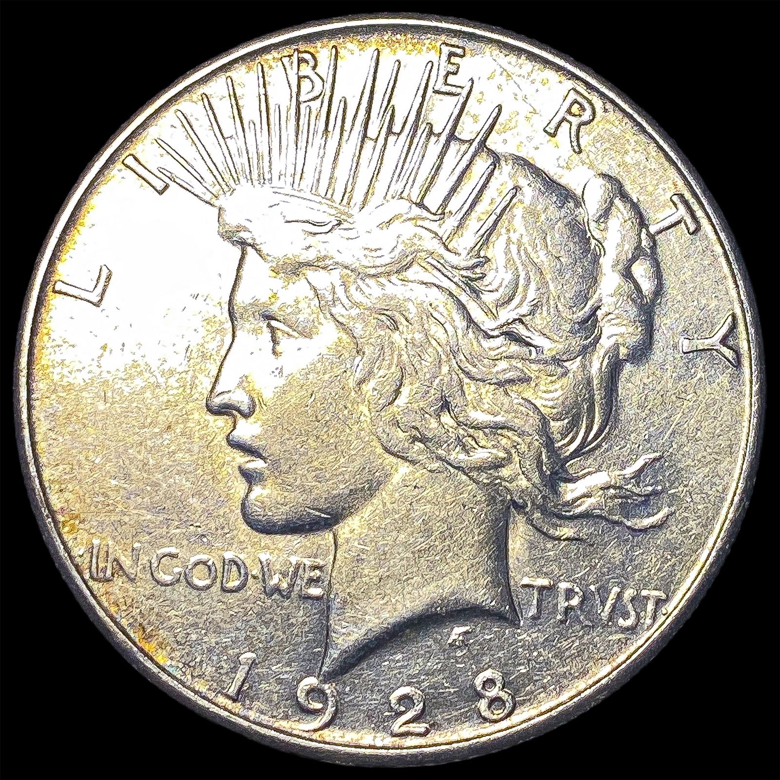 1928-S Silver Peace Dollar CLOSELY UNCIRCULATED: 1928-S Silver Peace Dollar CLOSELY UNCIRCULATED