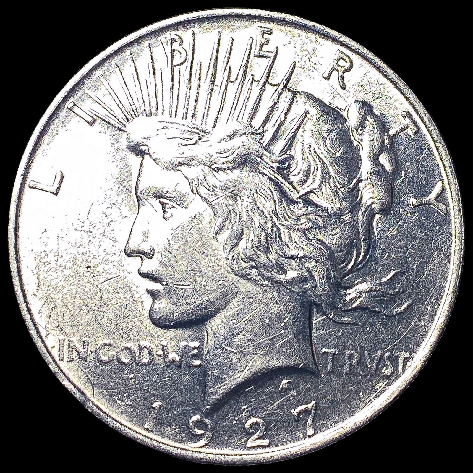 1927-D Peace Silver Dollar UNCIRCULATED: 1927-D Peace Silver Dollar UNCIRCULATED