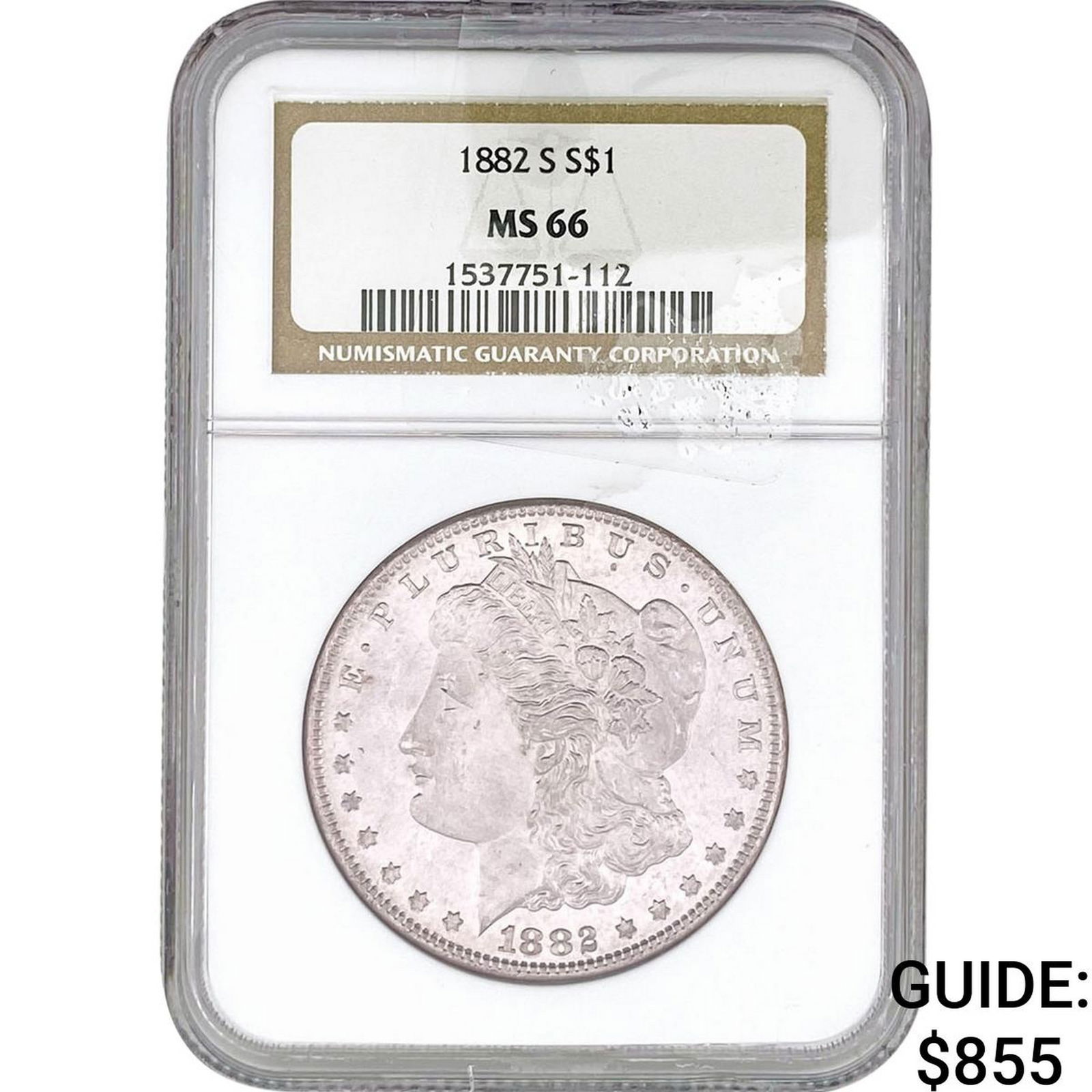 1882-S Morgan Silver Dollar NGC MS66 (1 of 2)