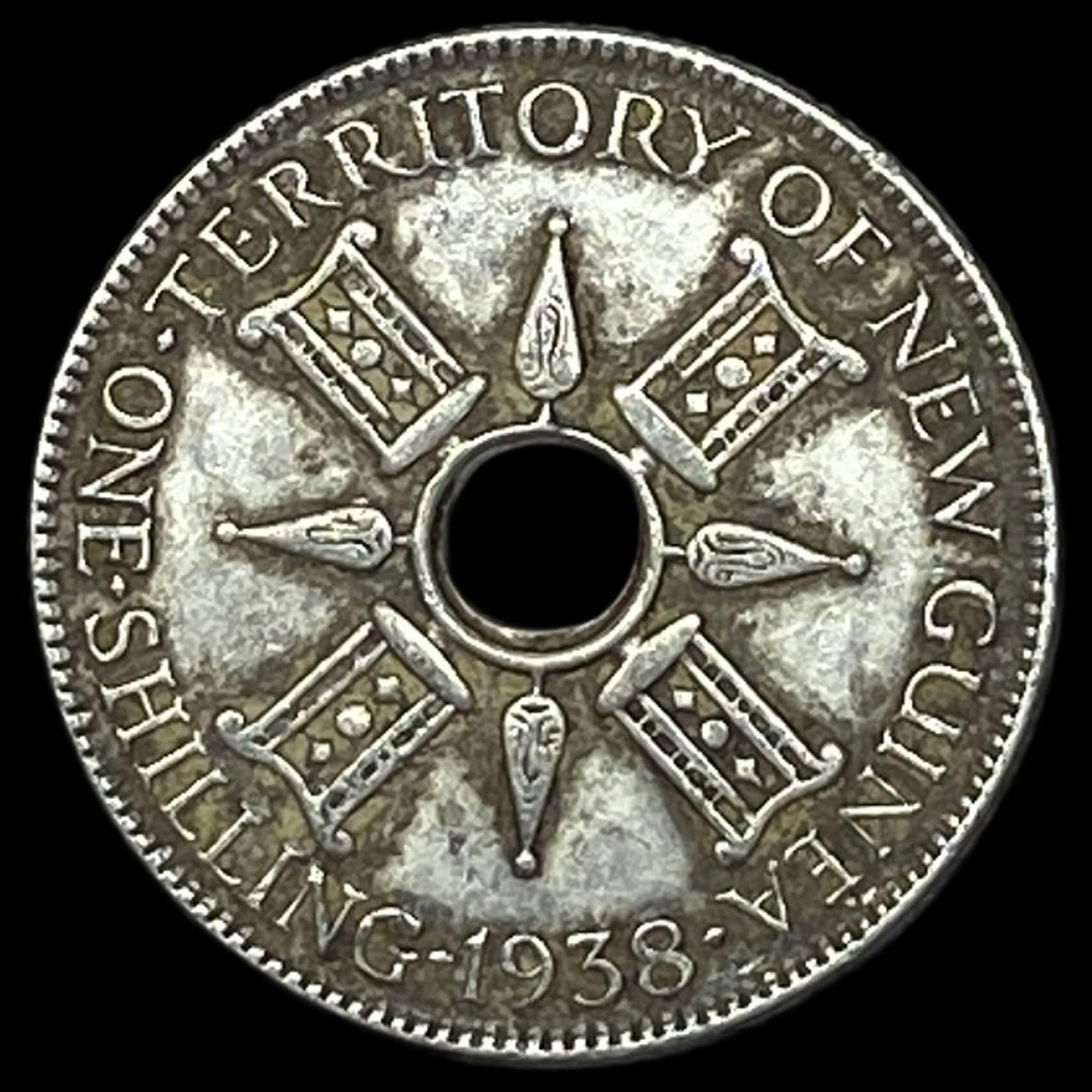 1938 New Guinea Silver 1 Shilling UNCIRCULATED (1 of 2)