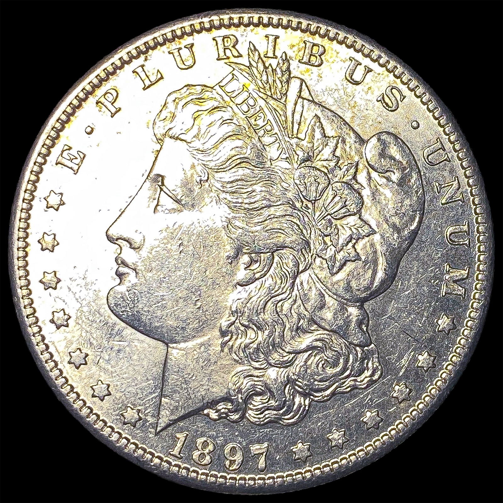 1897-S Silver Morgan Dollar CLOSELY UNCIRCULATED (1 of 2)