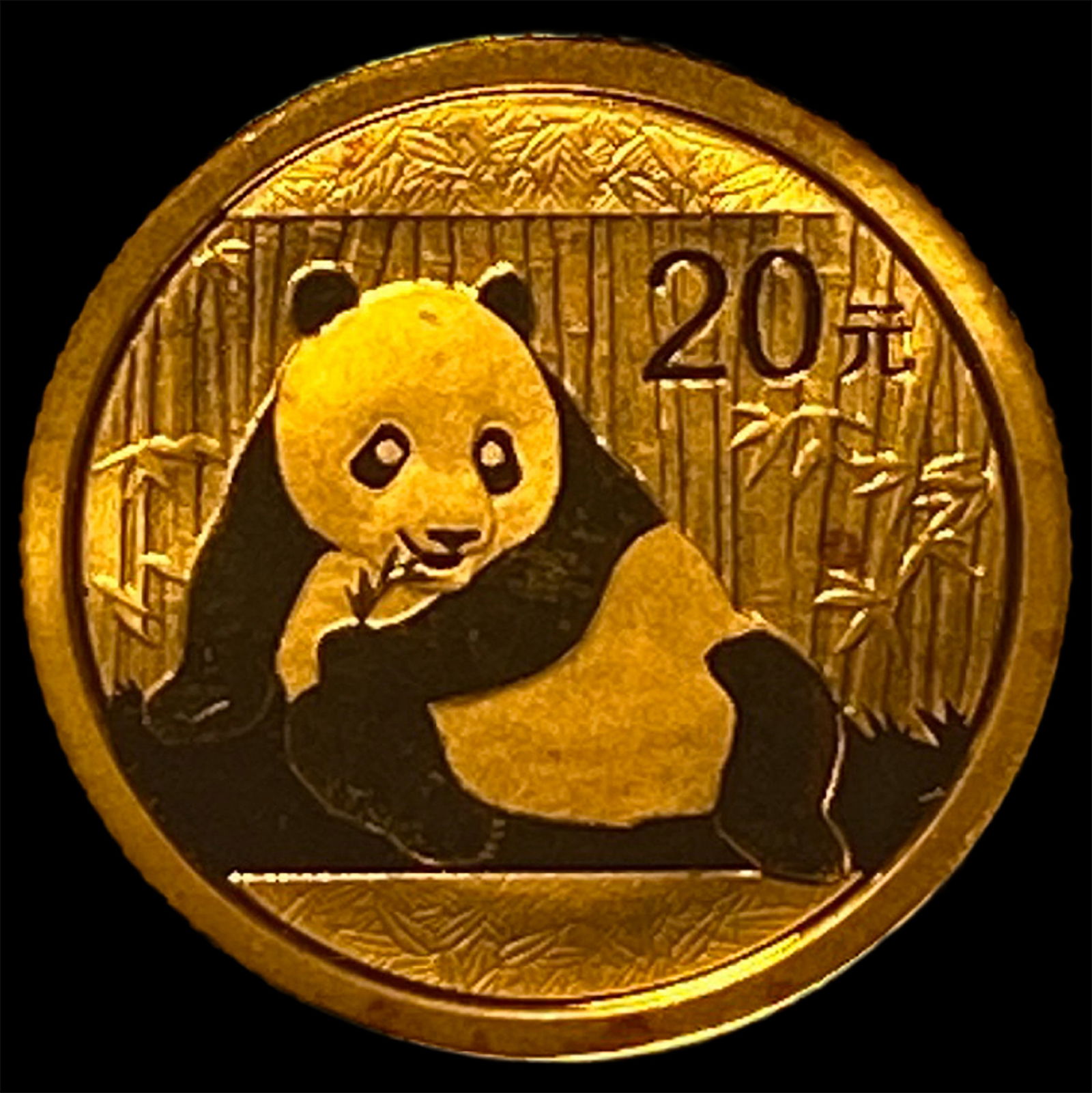 2015 Gold 1/20 oz 20 Yuan Panda SUPERB GEM BU (1 of 2)