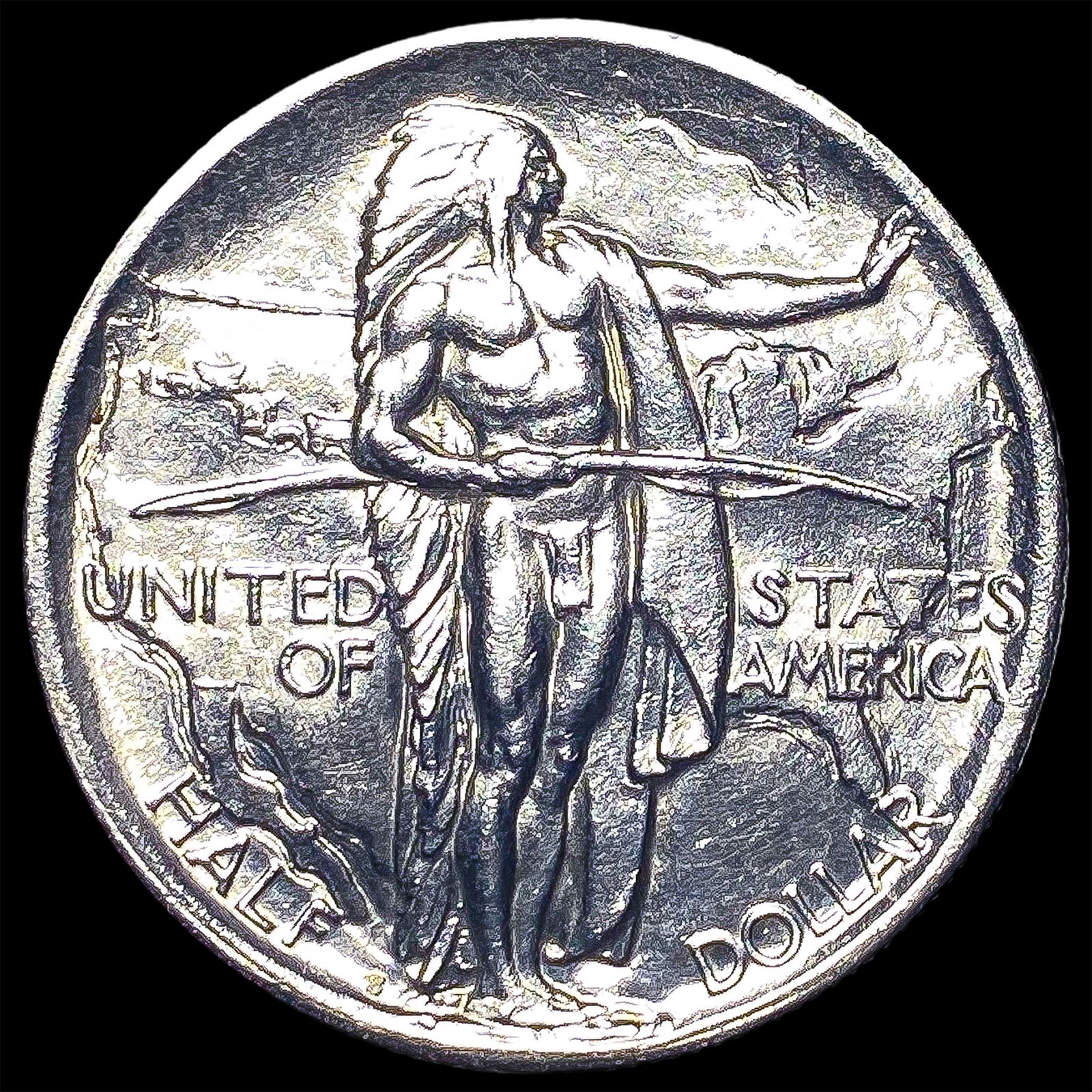 1926 Silver Oregon Trail Half Dollar UNCIRCULATED (1 of 2)