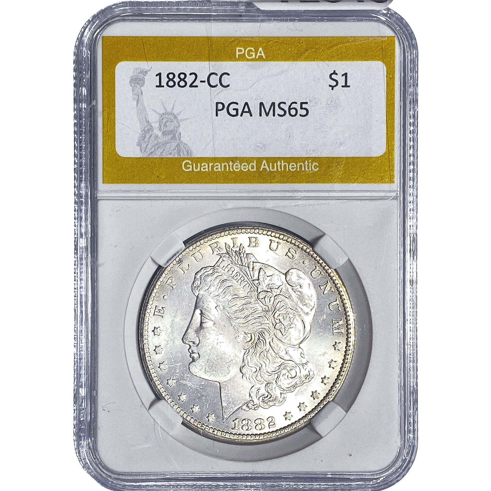 1882-CC Morgan Silver Dollar PGA MS65 (1 of 2)