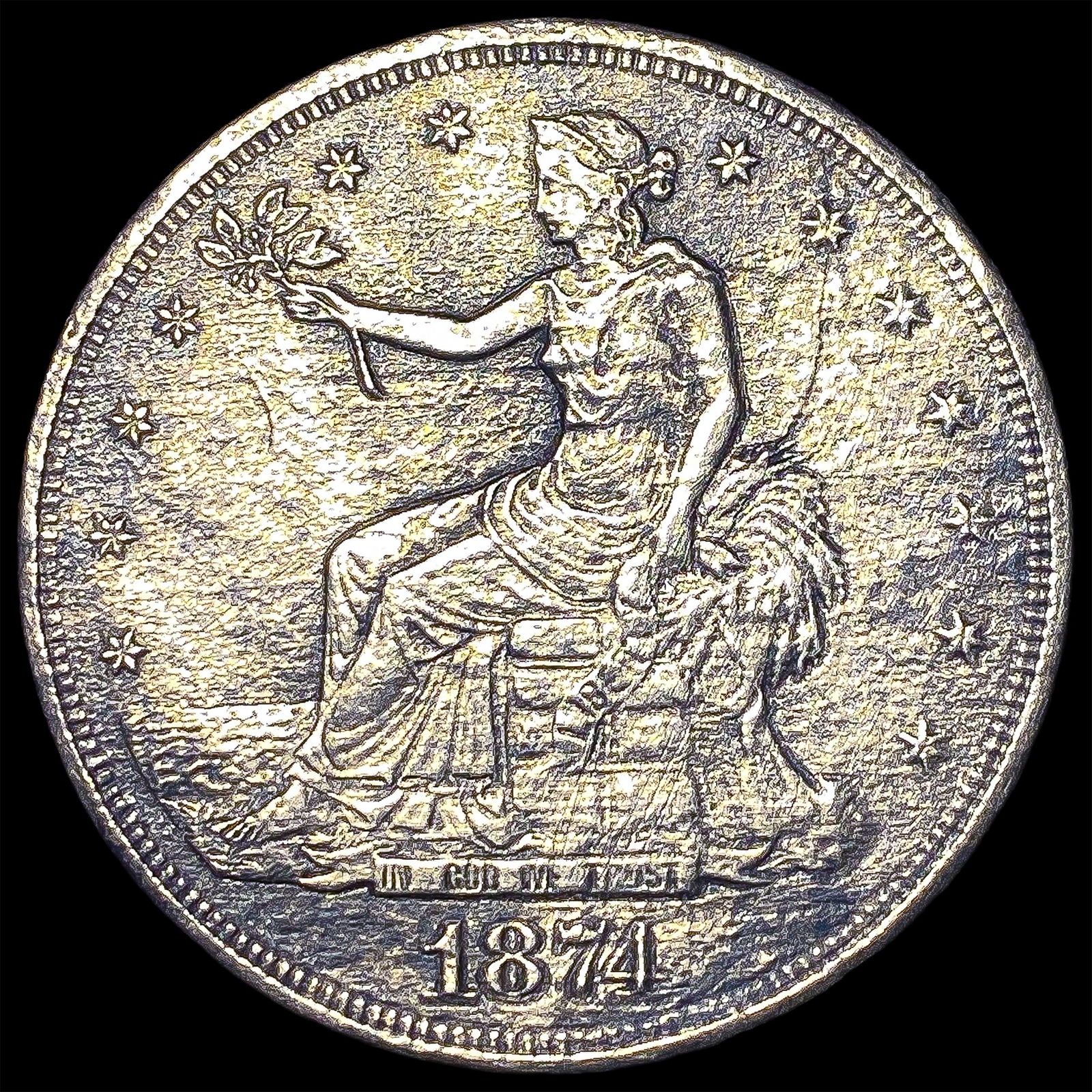 1874-S Silver Trade Dollar HIGH GRADE (1 of 2)