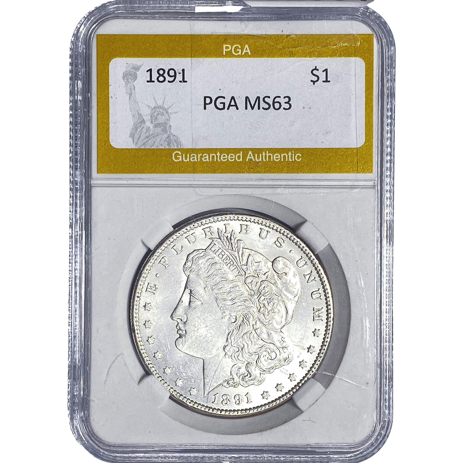 1891 Morgan Silver Dollar PGA MS63 (1 of 2)