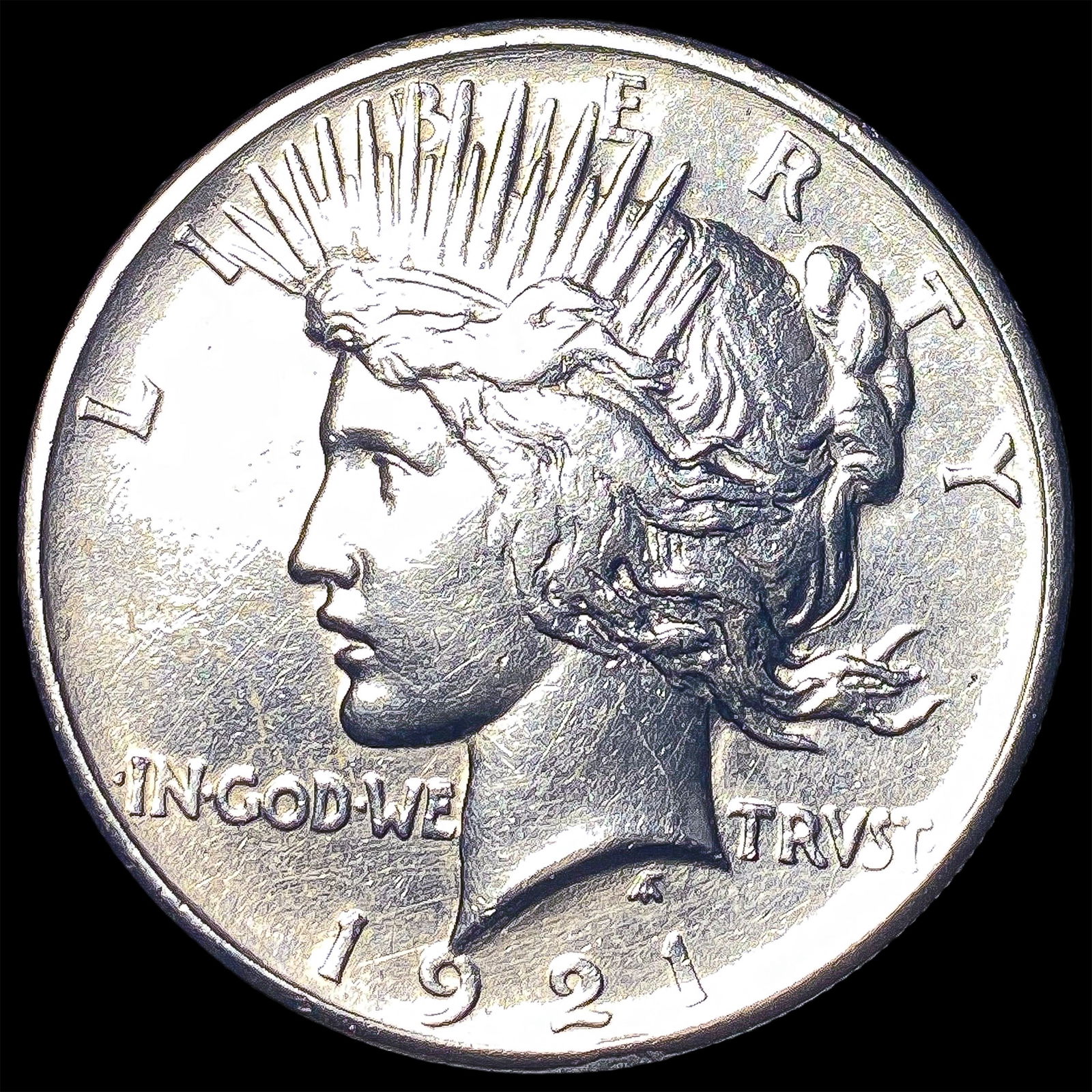 1921 Silver Peace Dollar UNCIRCULATED: 1921 Silver Peace Dollar UNCIRCULATED