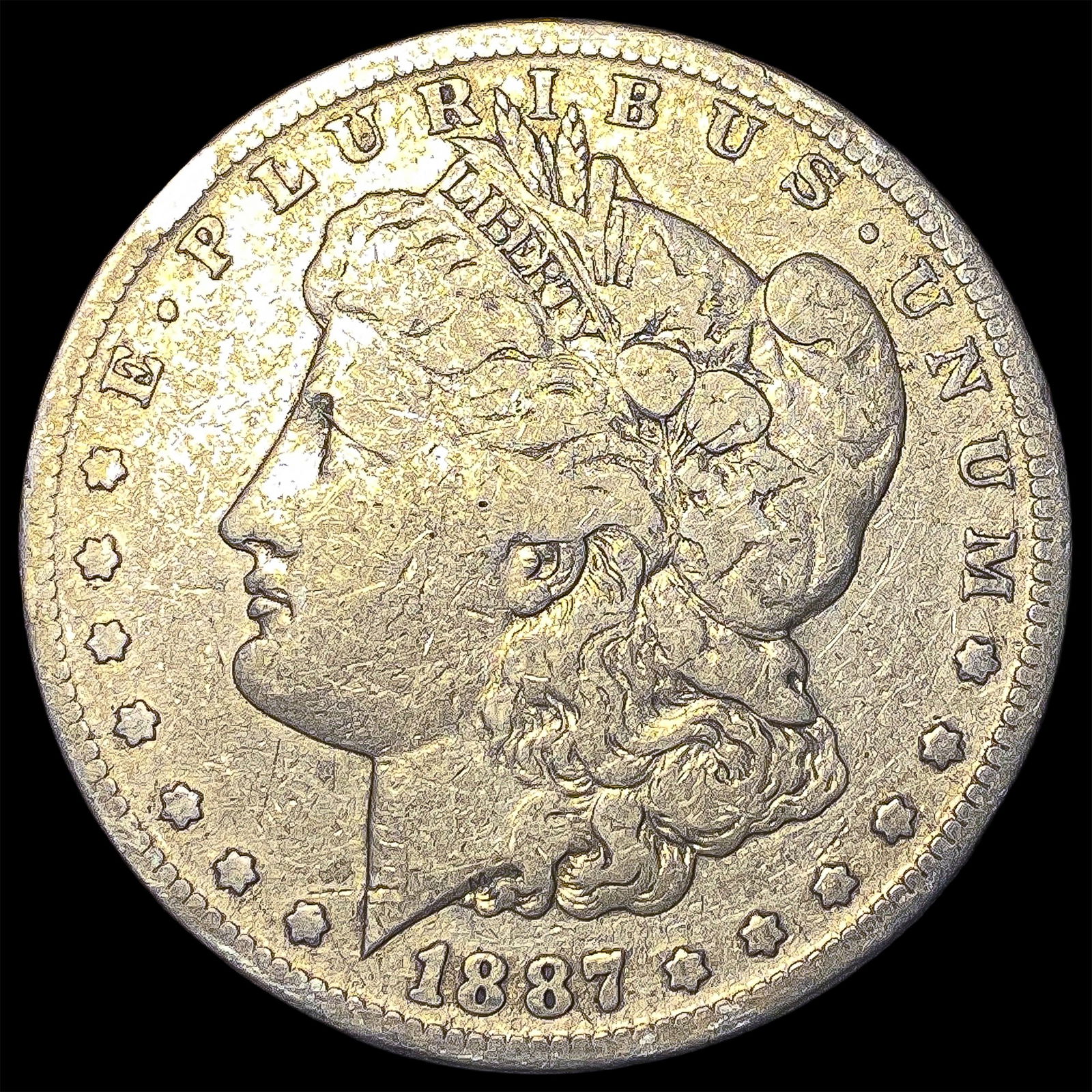 1887-O Silver Morgan Dollar LIGHTLY CIRCULATED: 1887-O Silver Morgan Dollar LIGHTLY CIRCULATED