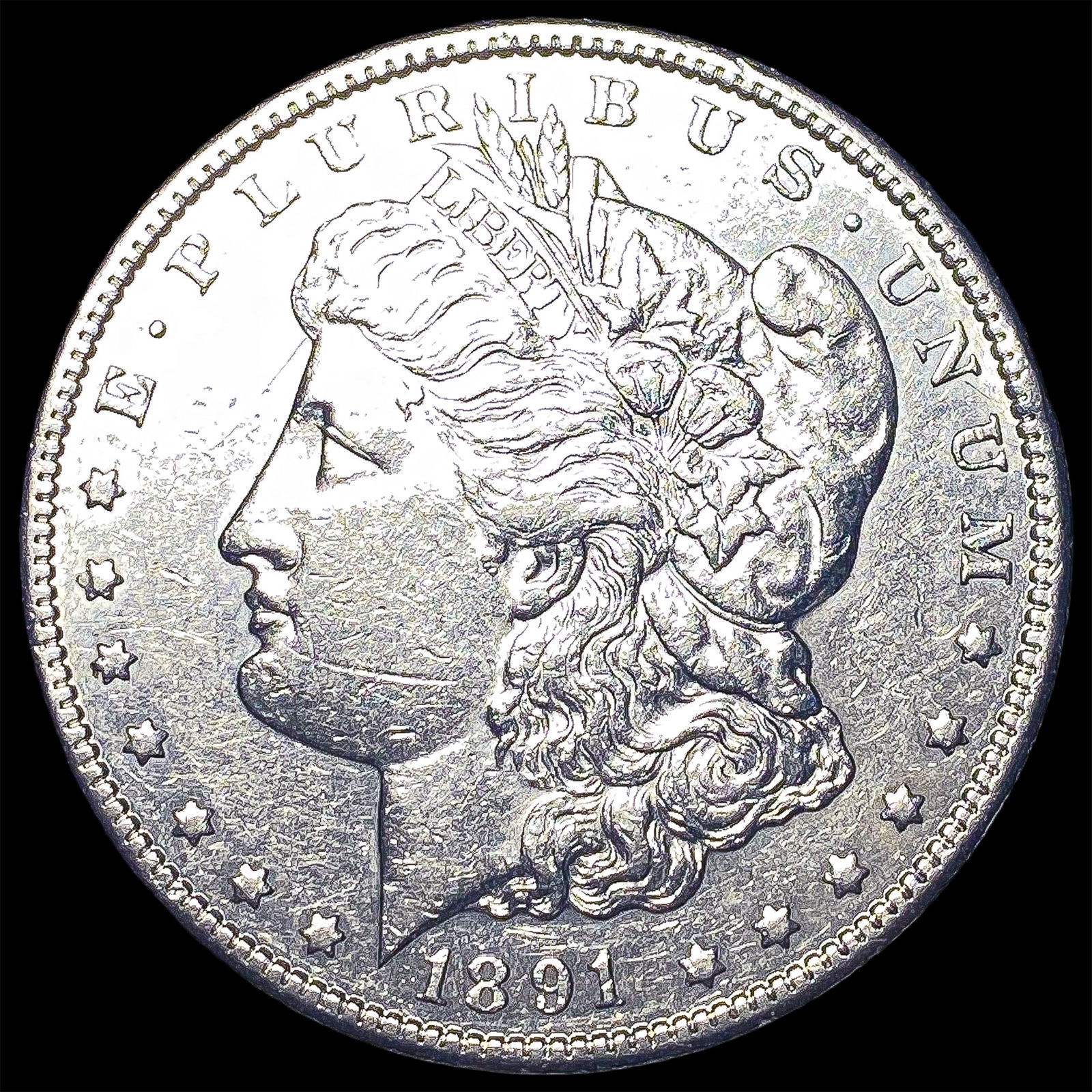 1891-CC Silver Morgan Dollar UNCIRCULATED: 1891-CC Silver Morgan Dollar UNCIRCULATED