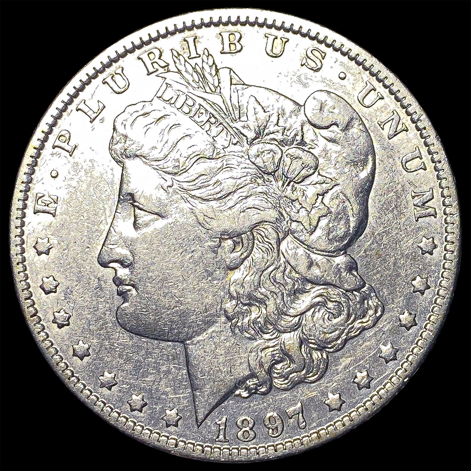 1897-O Silver Morgan Dollar CLOSELY UNCIRCULATED: 1897-O Silver Morgan Dollar CLOSELY UNCIRCULATED
