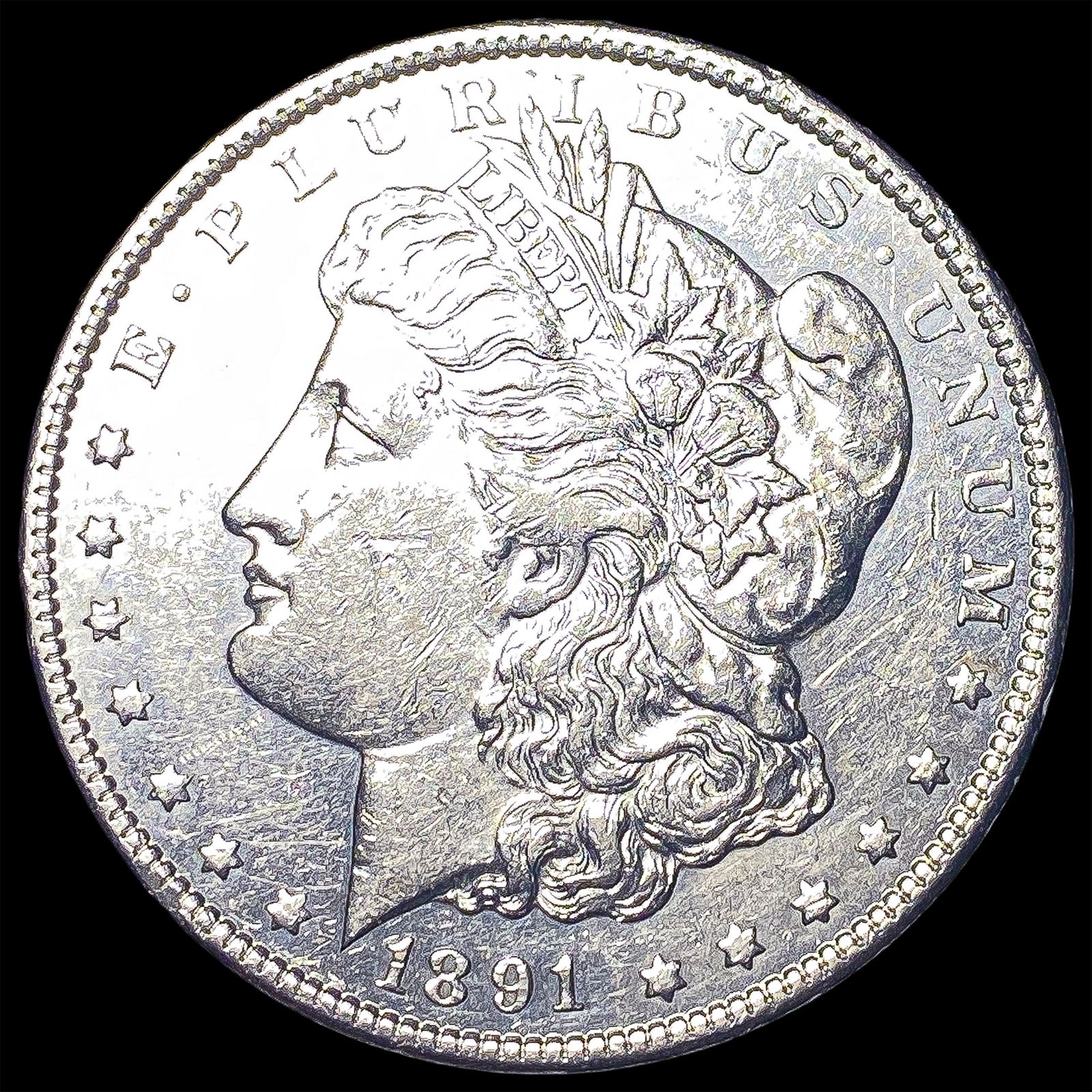 1891-CC Silver Morgan Dollar UNCIRCULATED: 1891-CC Silver Morgan Dollar UNCIRCULATED