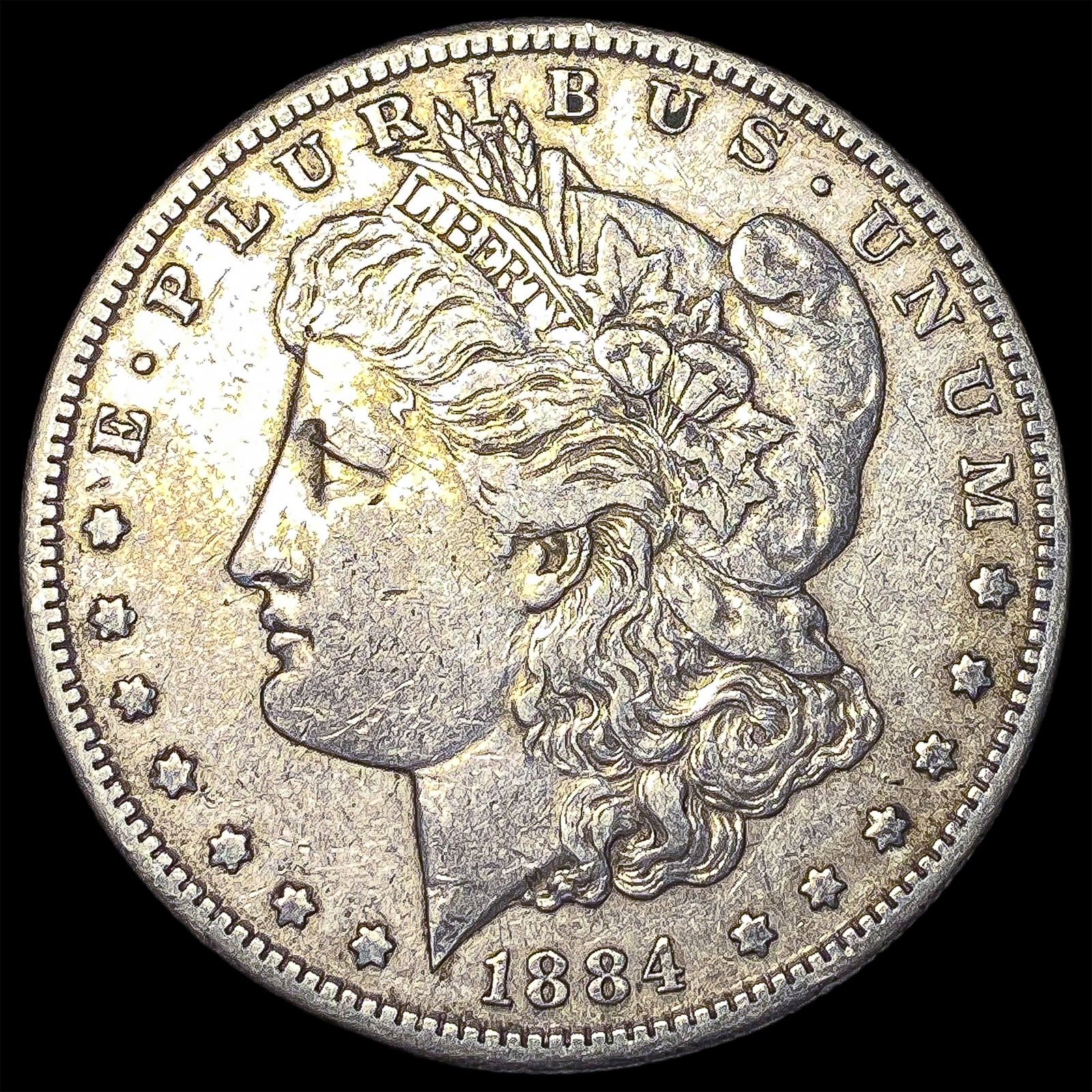 1884 Morgan Silver Dollar NEARLY UNCIRCULATED: 1884 Morgan Silver Dollar NEARLY UNCIRCULATED