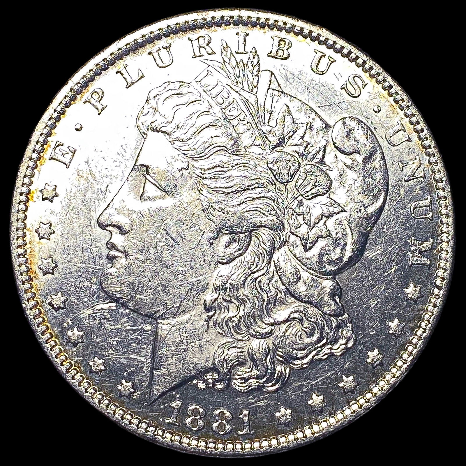 1881-S Silver Morgan Dollar UNCIRCULATED: 1881-S Silver Morgan Dollar UNCIRCULATED