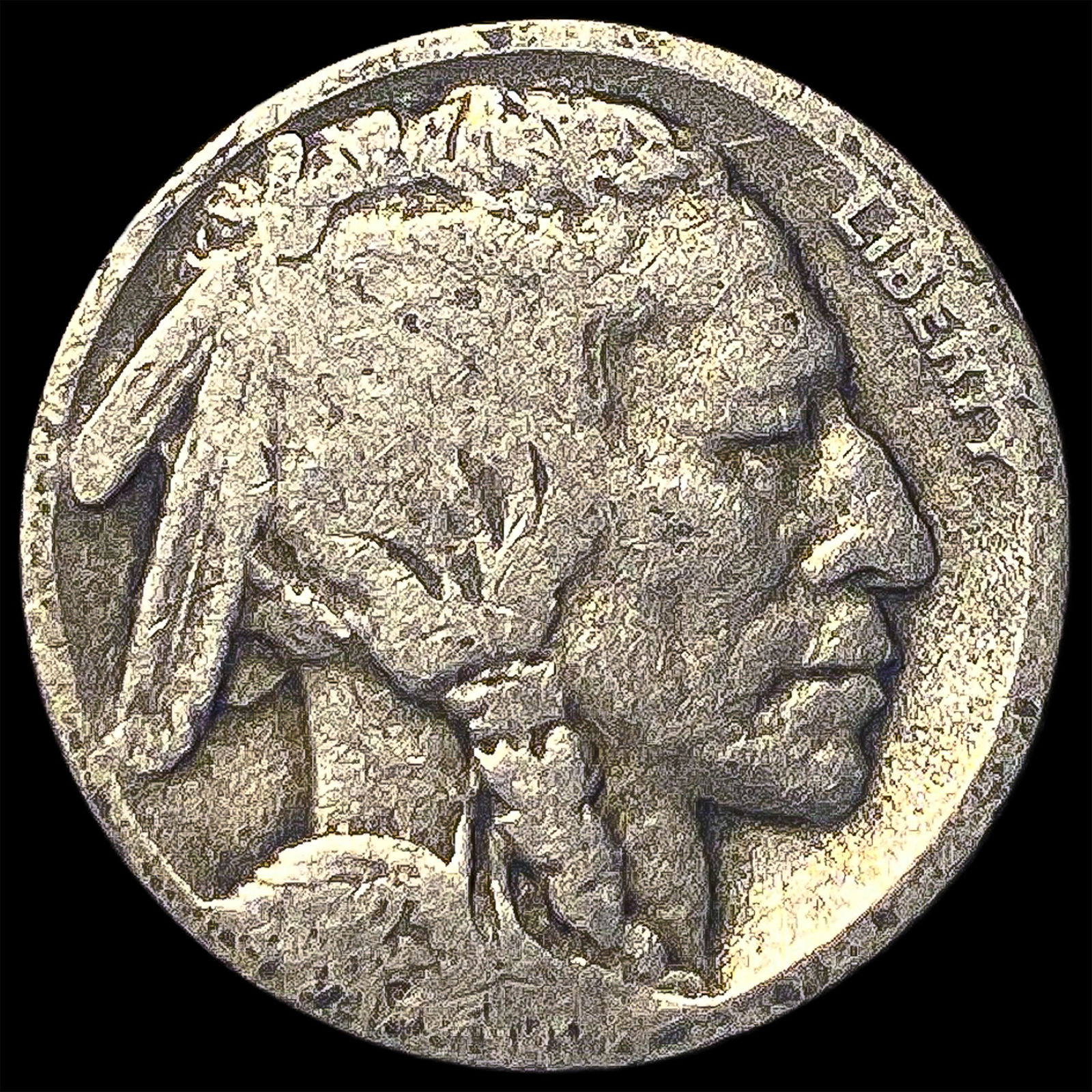 Buffalo Nickel 1913-S Type 2 5 Cents ABOUT UNCIRCULATED (1 of 2)