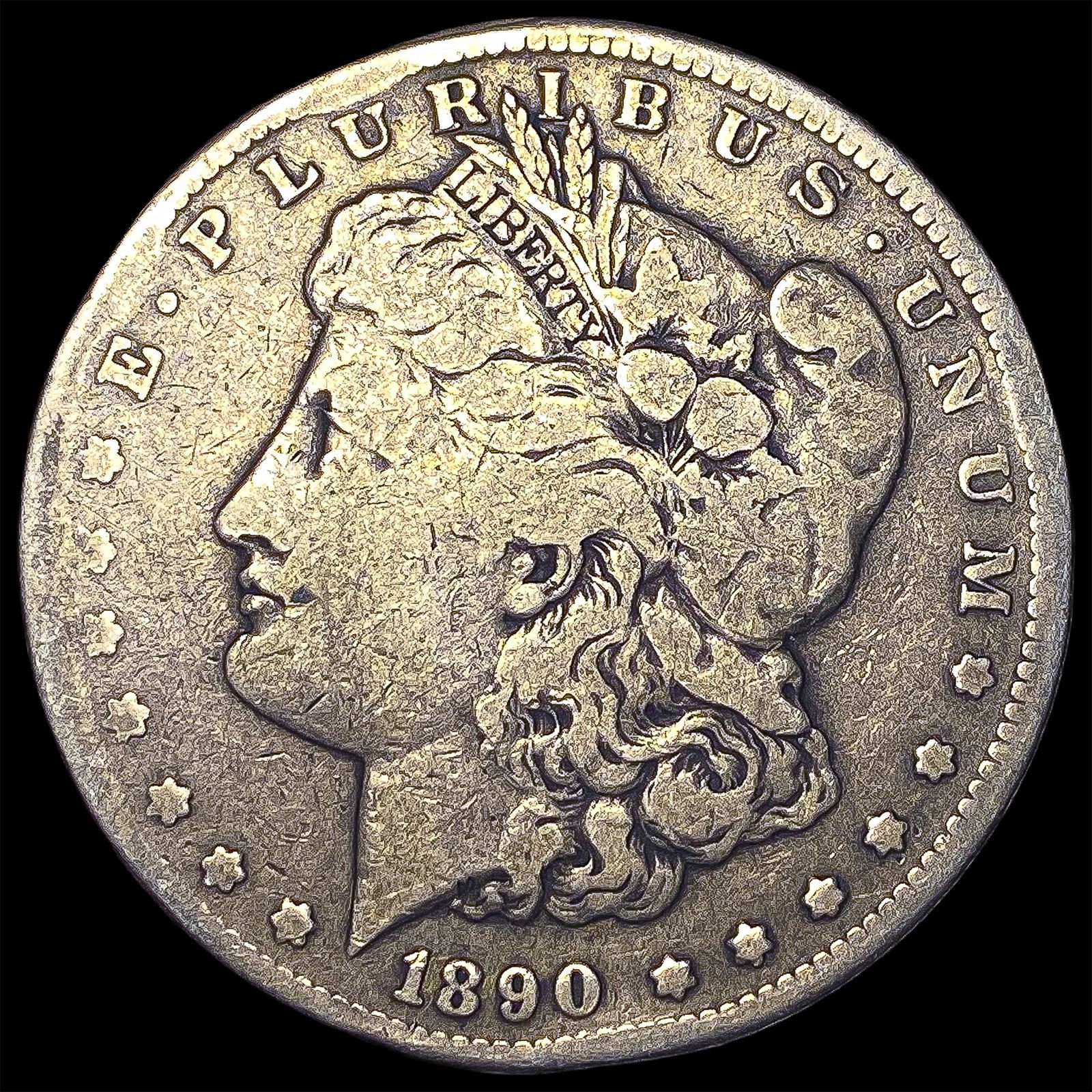 1890-CC Morgan Silver Dollar LIGHTLY CIRCULATED (1 of 2)