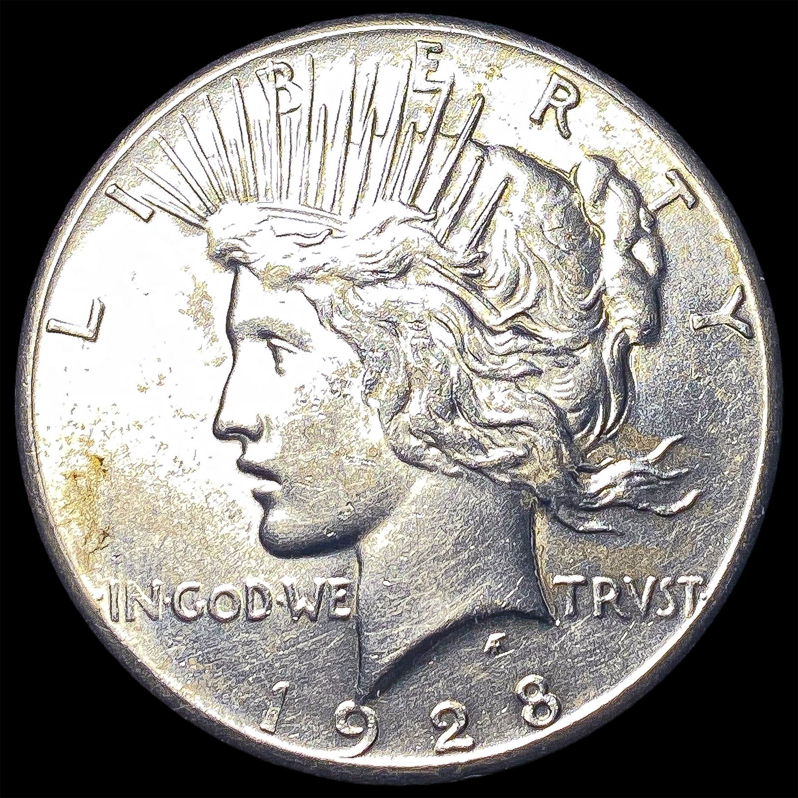 1928-S Silver Peace Dollar UNCIRCULATED (1 of 2)