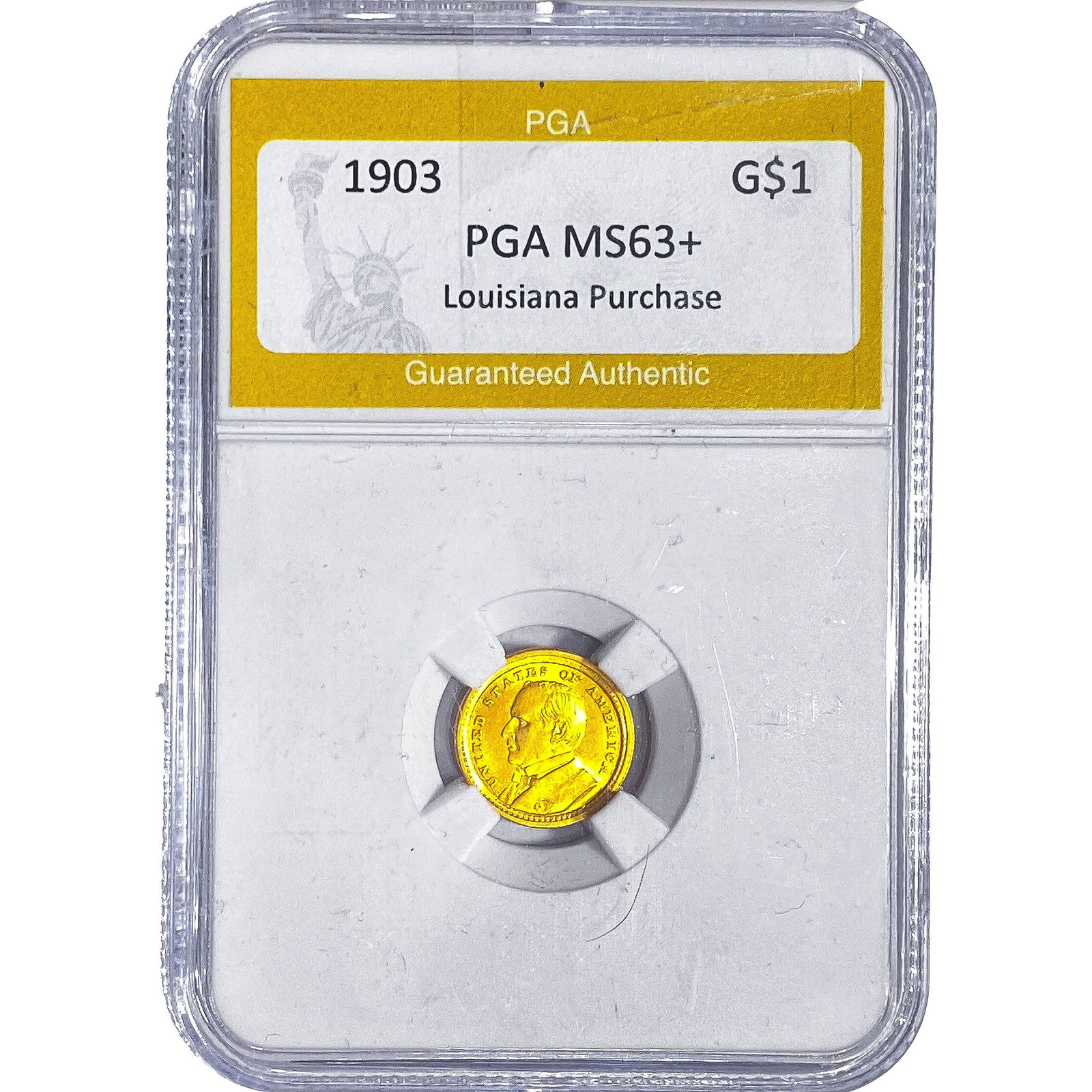 1903 Rare Gold Dollar PGA MS63+: 1903 Rare Gold Dollar PGA MS63+