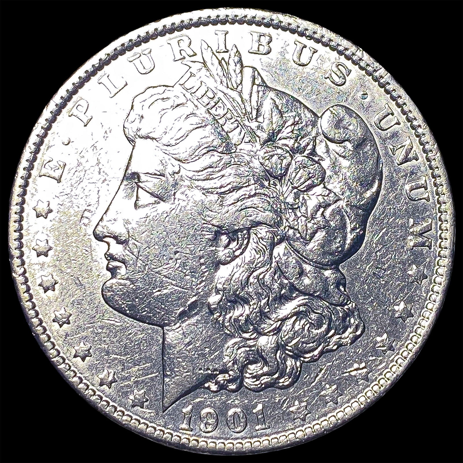 1901 Morgan Silver Dollar CLOSELY UNCIRCULATED (1 of 2)