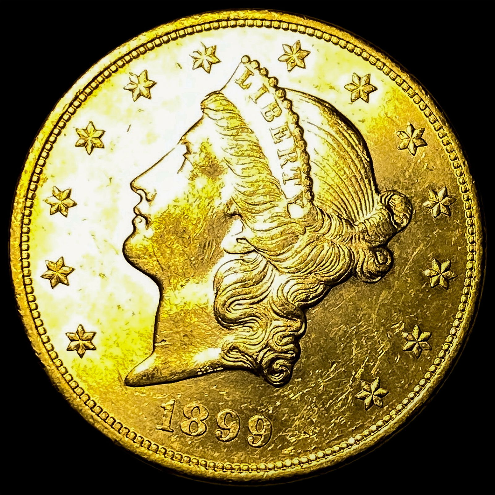 1899 Liberty Head Double Eagle $20 Gold UNCIRCULATED (1 of 2)