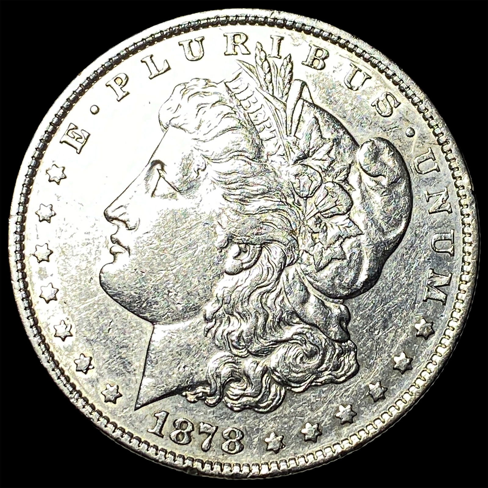 1878 Silver Morgan Dollar CHOICE AU: 1878 Silver Morgan Dollar CHOICE AU