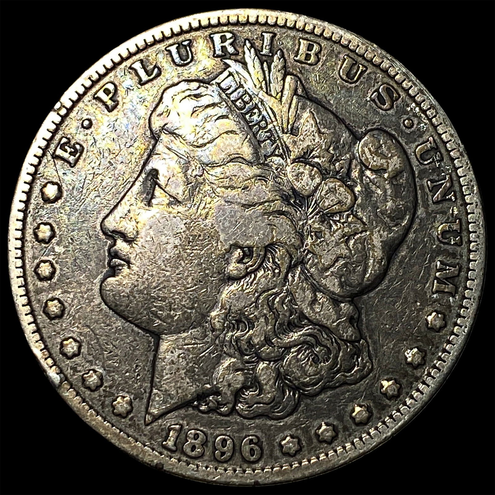 1896-S Silver Morgan Dollar LIGHTLY CIRCULATED: 1896-S Silver Morgan Dollar LIGHTLY CIRCULATED