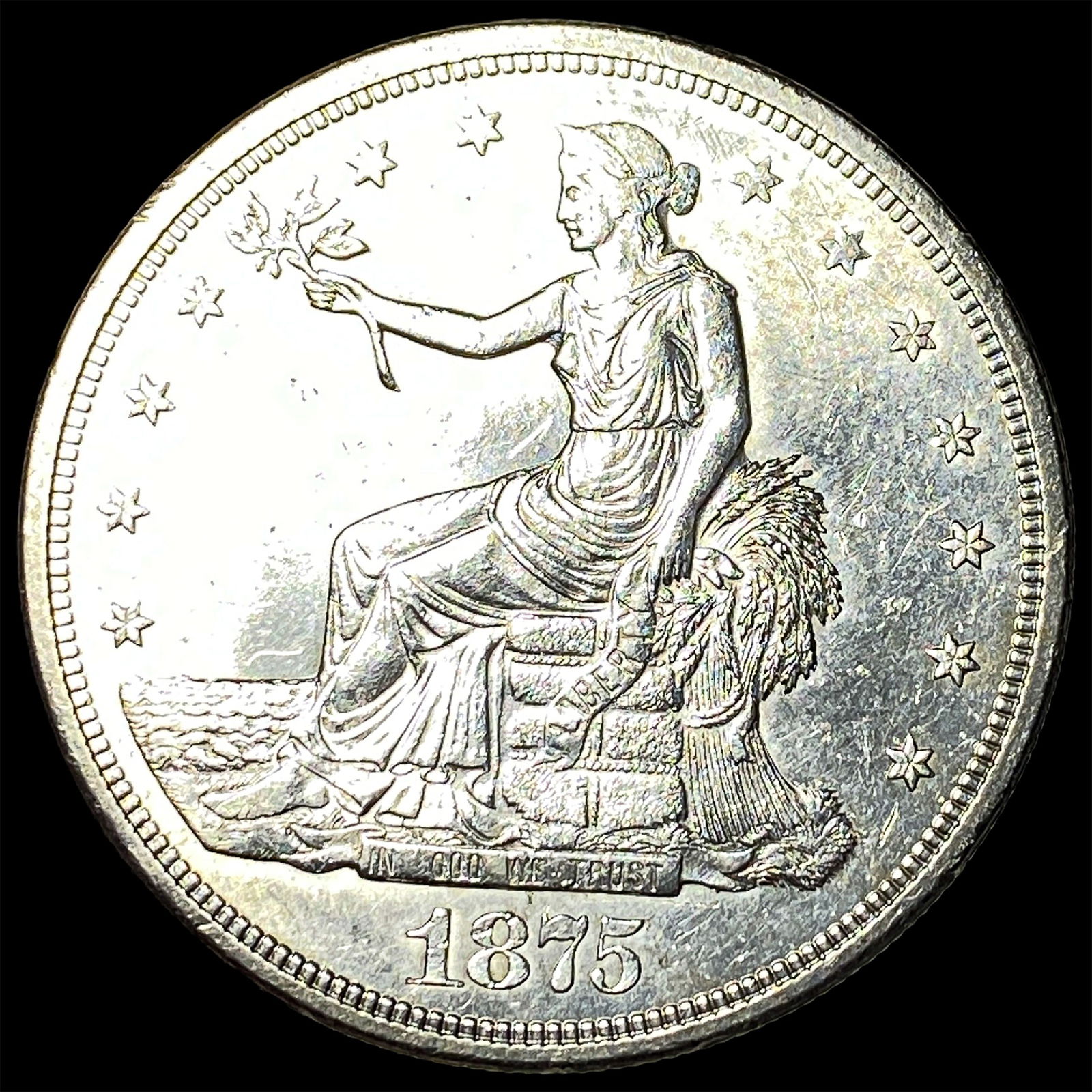 1875-S Silver Trade Dollar UNCIRCULATED: 1875-S Silver Trade Dollar UNCIRCULATED