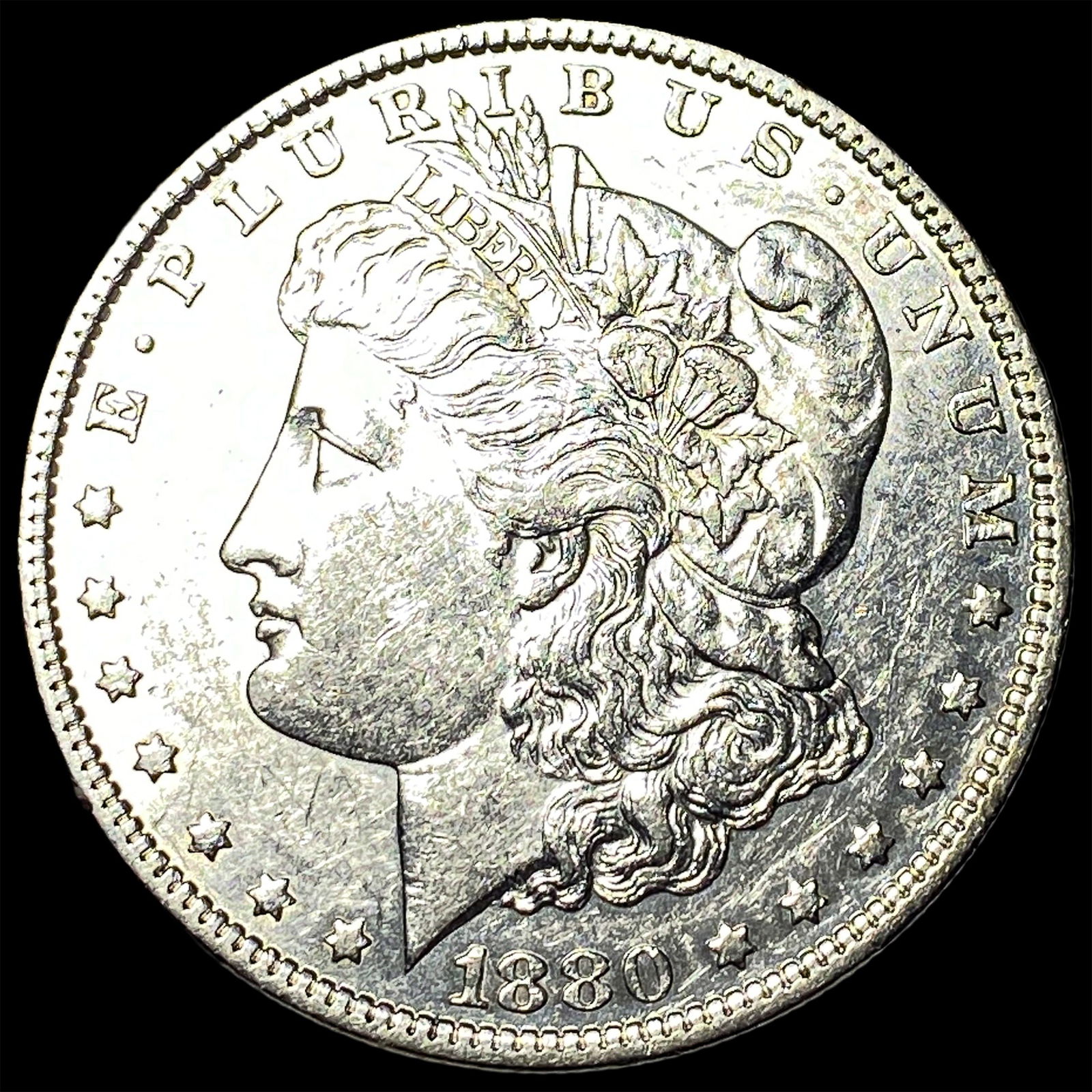 1880 Morgan Silver Dollar CLOSELY UNCIRCULATED: 1880 Morgan Silver Dollar CLOSELY UNCIRCULATED