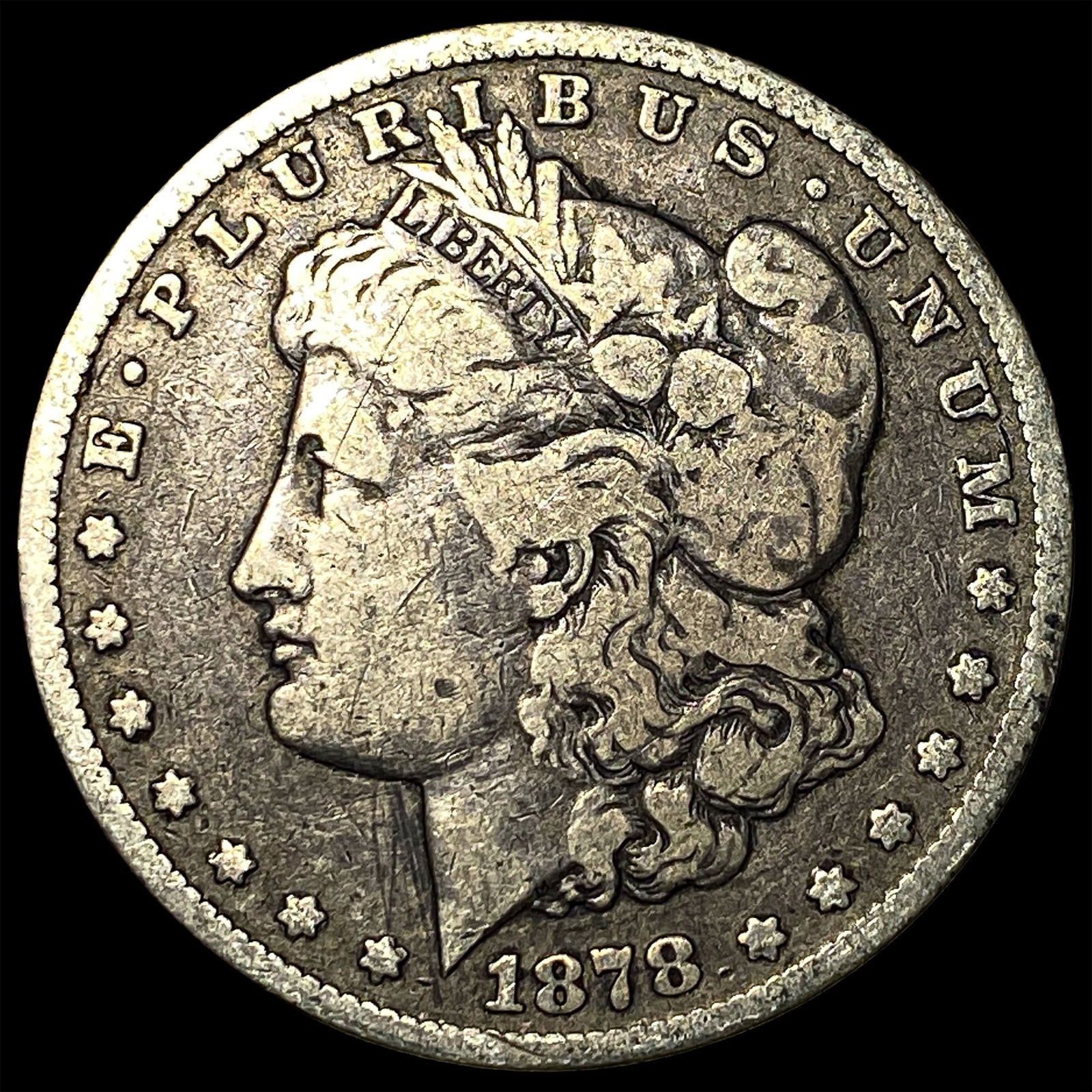 1878-S Silver Morgan Dollar NICELY CIRCULATED: 1878-S Silver Morgan Dollar NICELY CIRCULATED