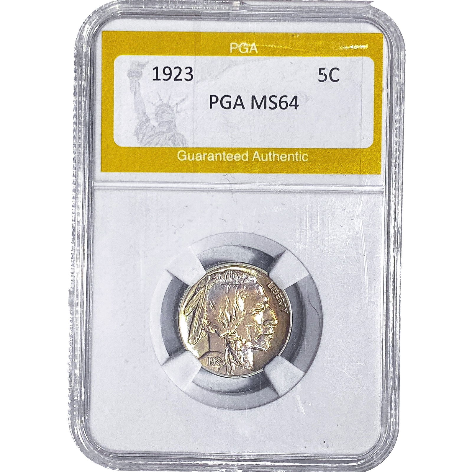 1923 Buffalo Nickel PGA MS64: 1923 Buffalo Nickel PGA MS64
