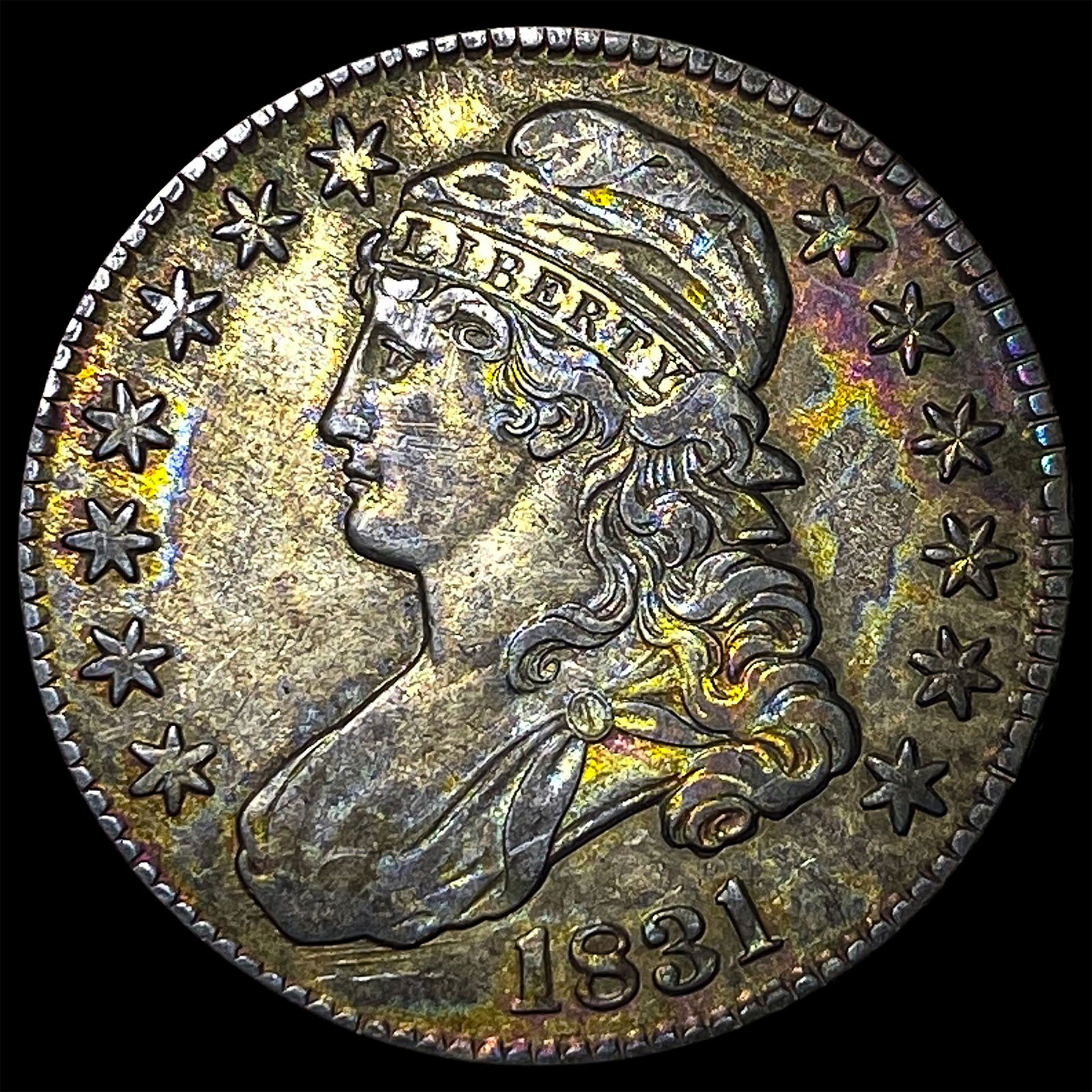 1831 Capped Bust Half Dollar CLOSELY UNCIRCULATED (1 of 2)