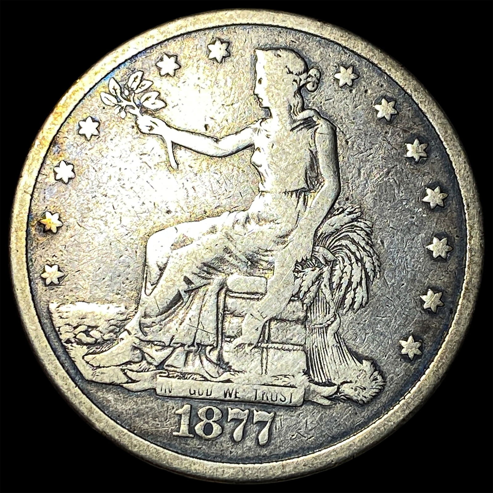 1877-CC Silver Trade Dollar HIGH GRADE (1 of 2)