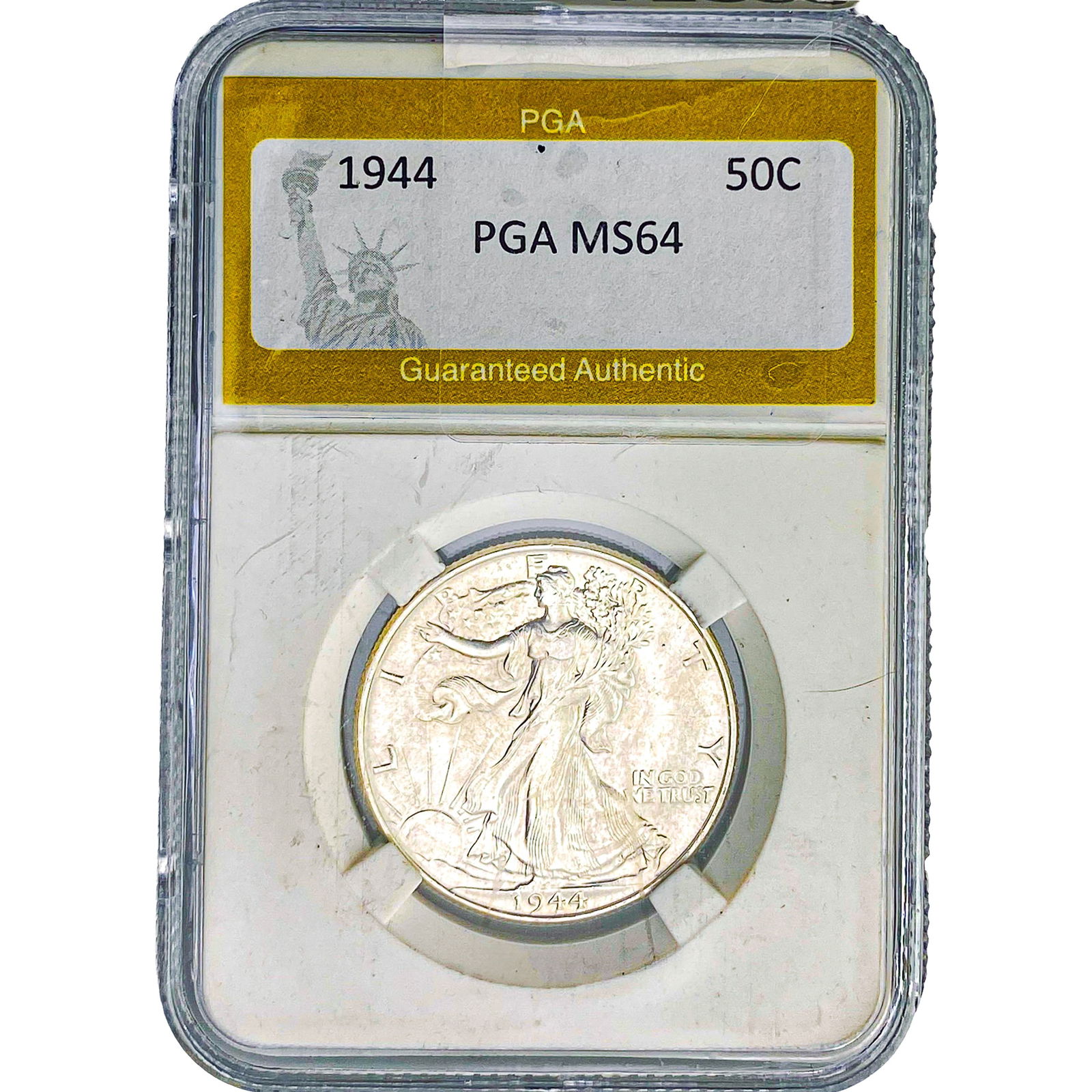 1944 Walking Liberty Half Dollar PGA MS64: 1944 Walking Liberty Half Dollar PGA MS64