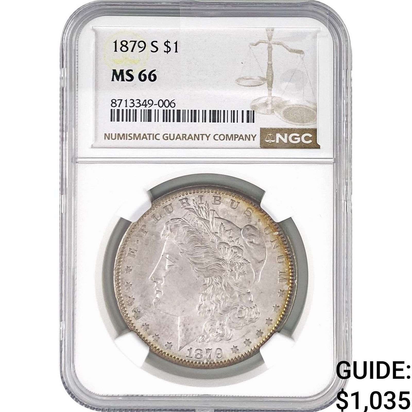 1879-S Morgan Silver Dollar NGC MS66 (1 of 2)