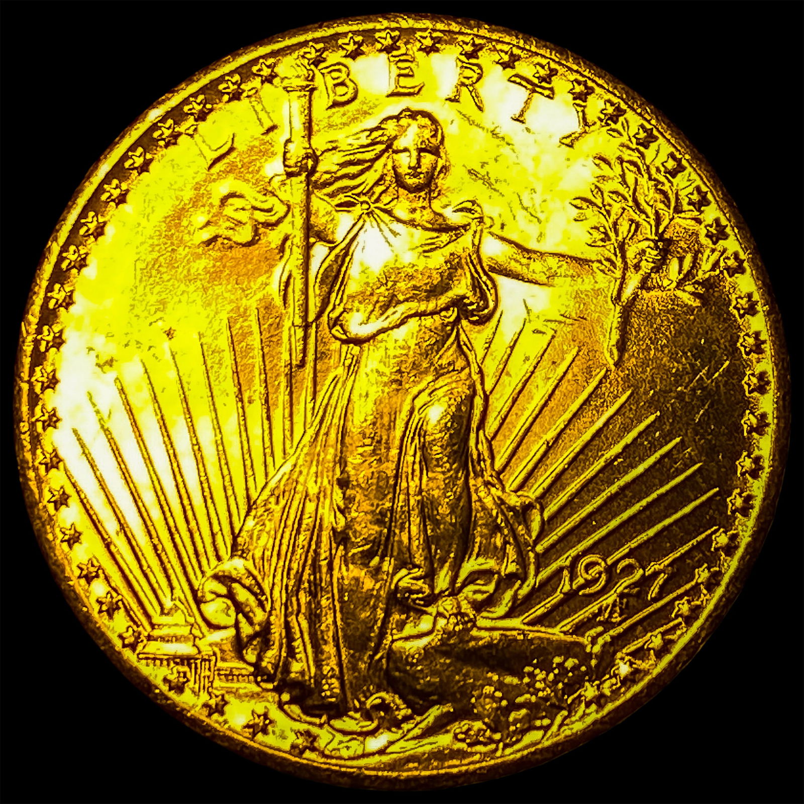 1927-S Gold $20 Saint-Gaudens Double Eagle UNCIRCULATED (1 of 2)