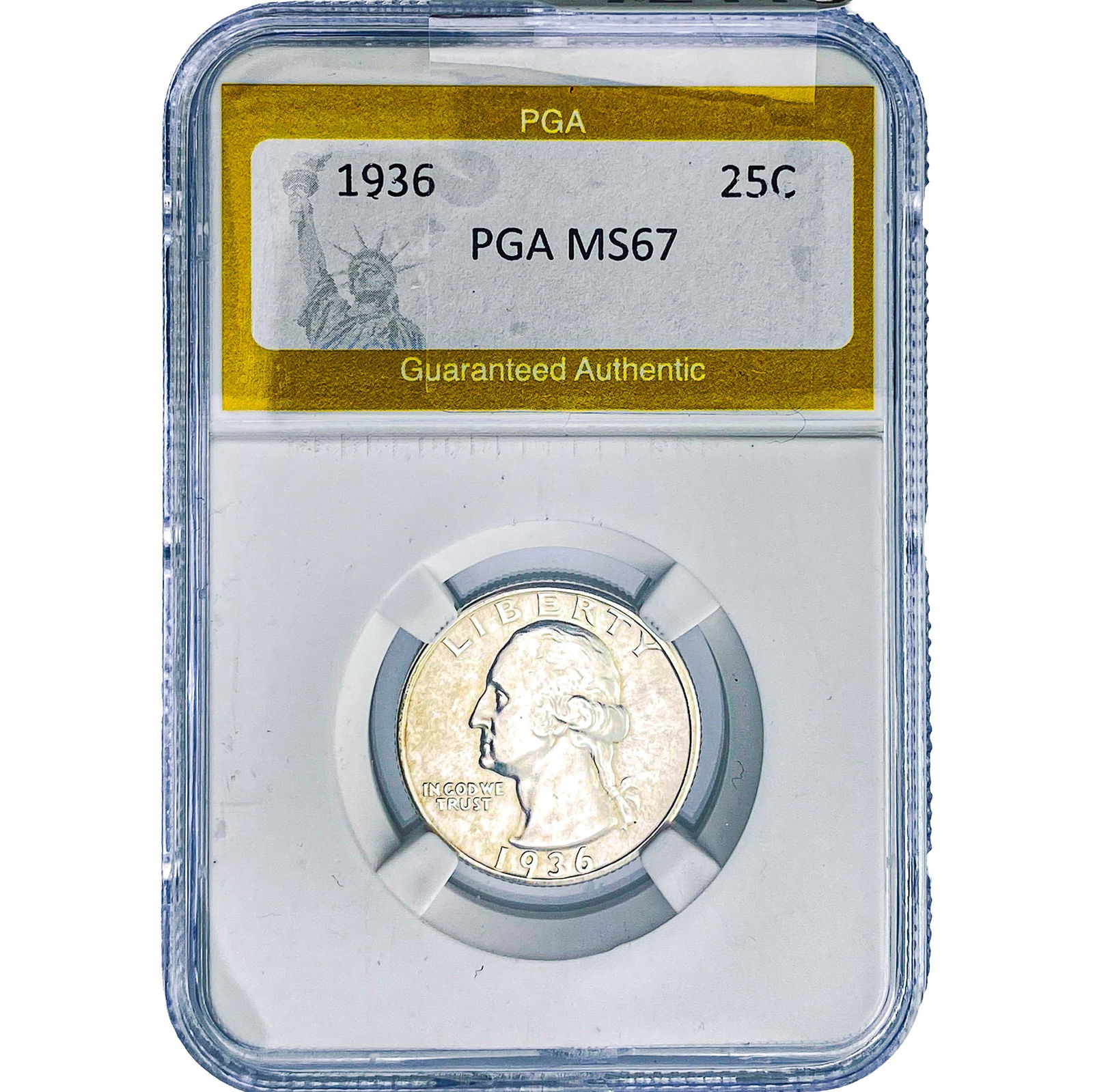 1936 Washington Silver Quarter PGA MS67 (1 of 2)