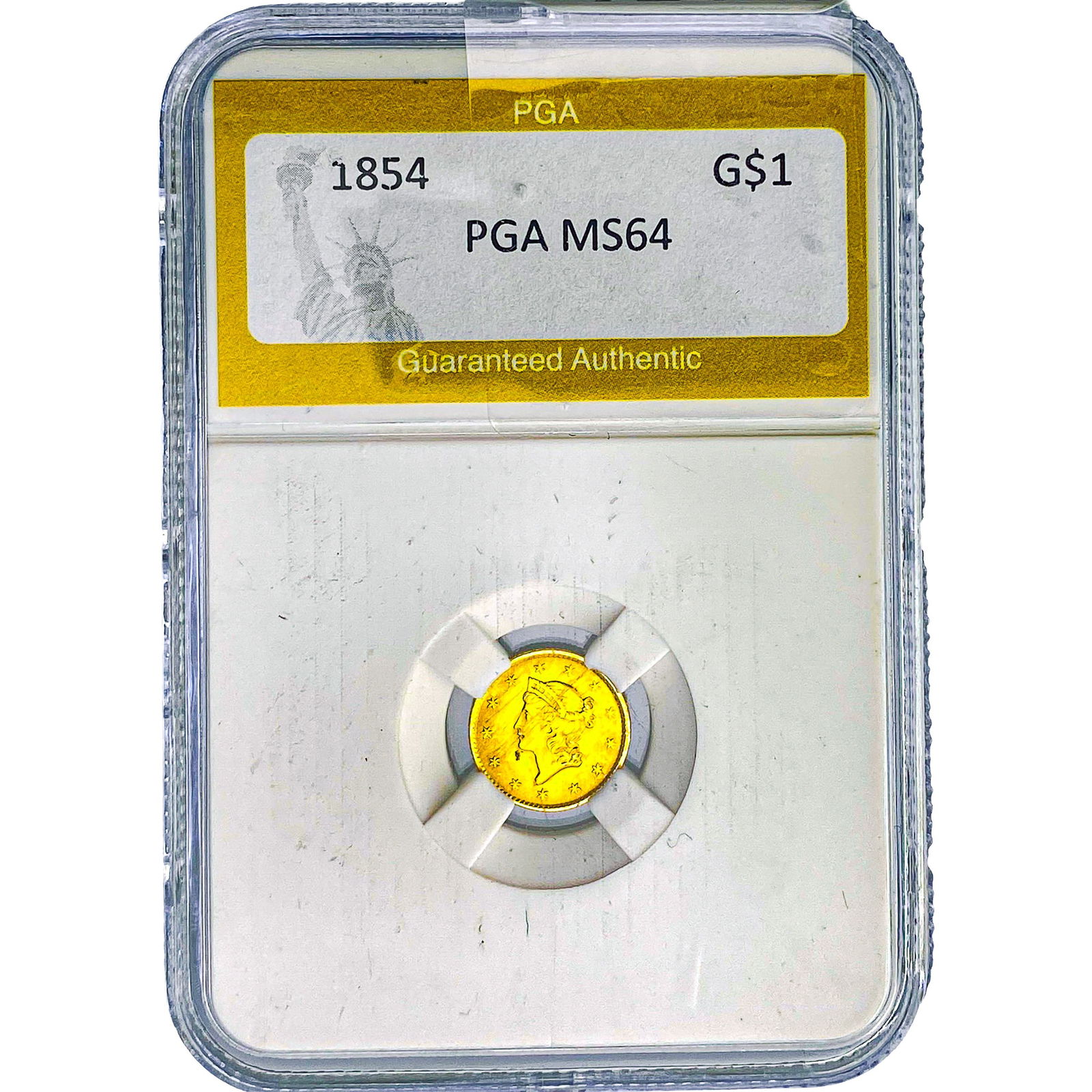 1854 Rare Gold Dollar PGA MS64 (1 of 2)