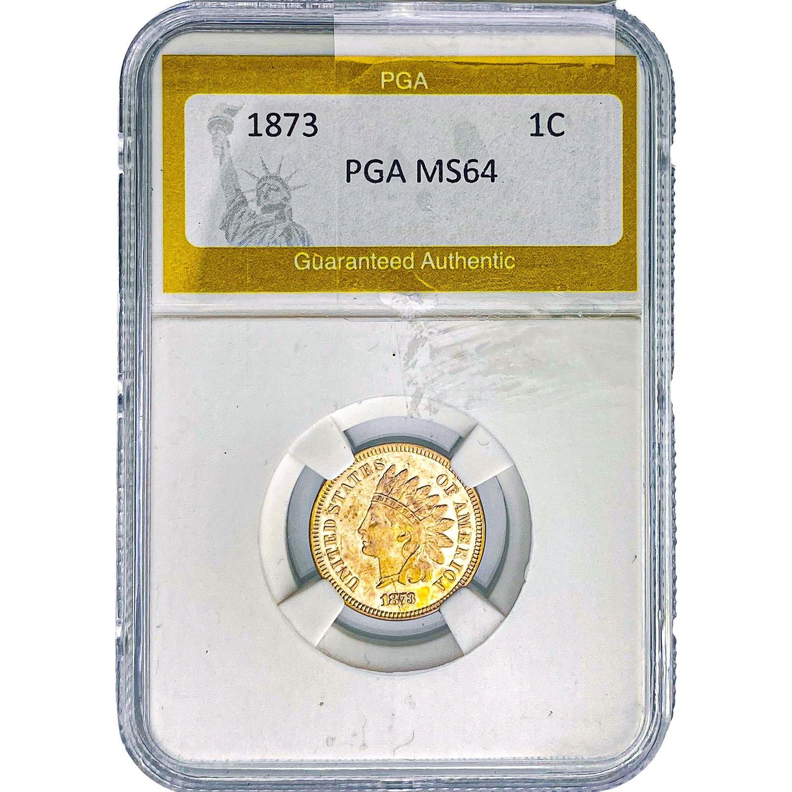 1873 Indian Head Cent PGA MS64 (1 of 2)